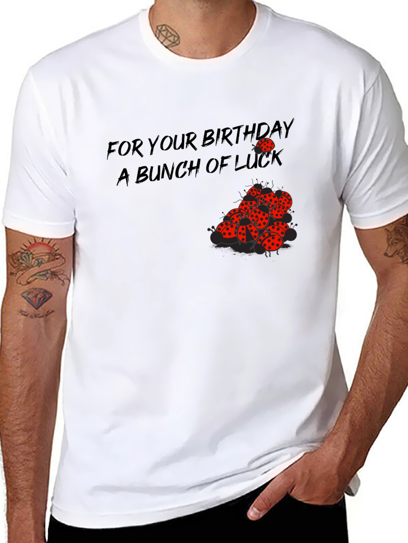 Birthday Luck T-Shirt - Ladybug Graphic Tee
