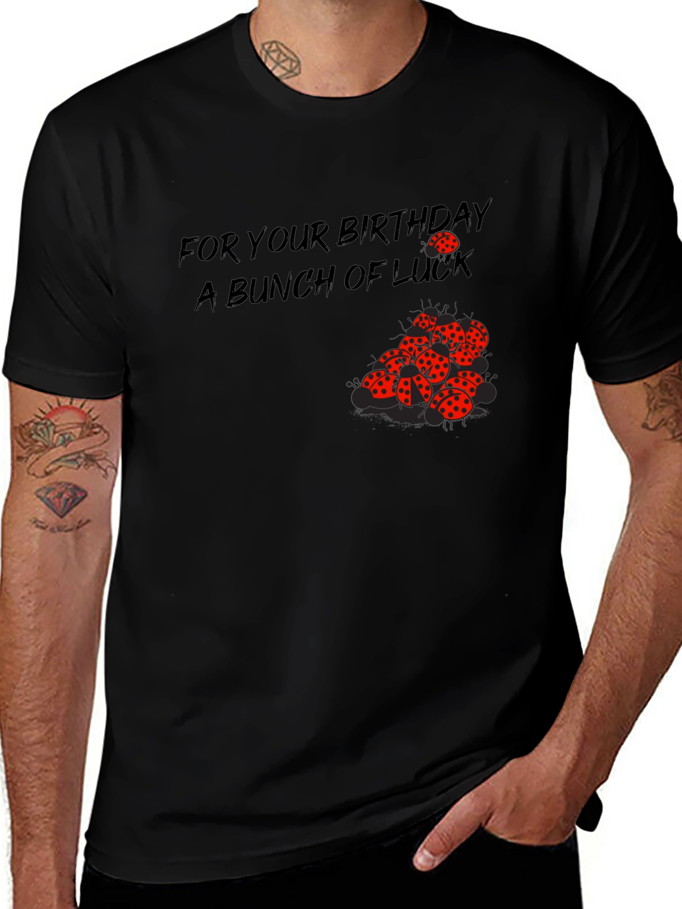 Birthday Luck T-Shirt - Ladybug Graphic Tee