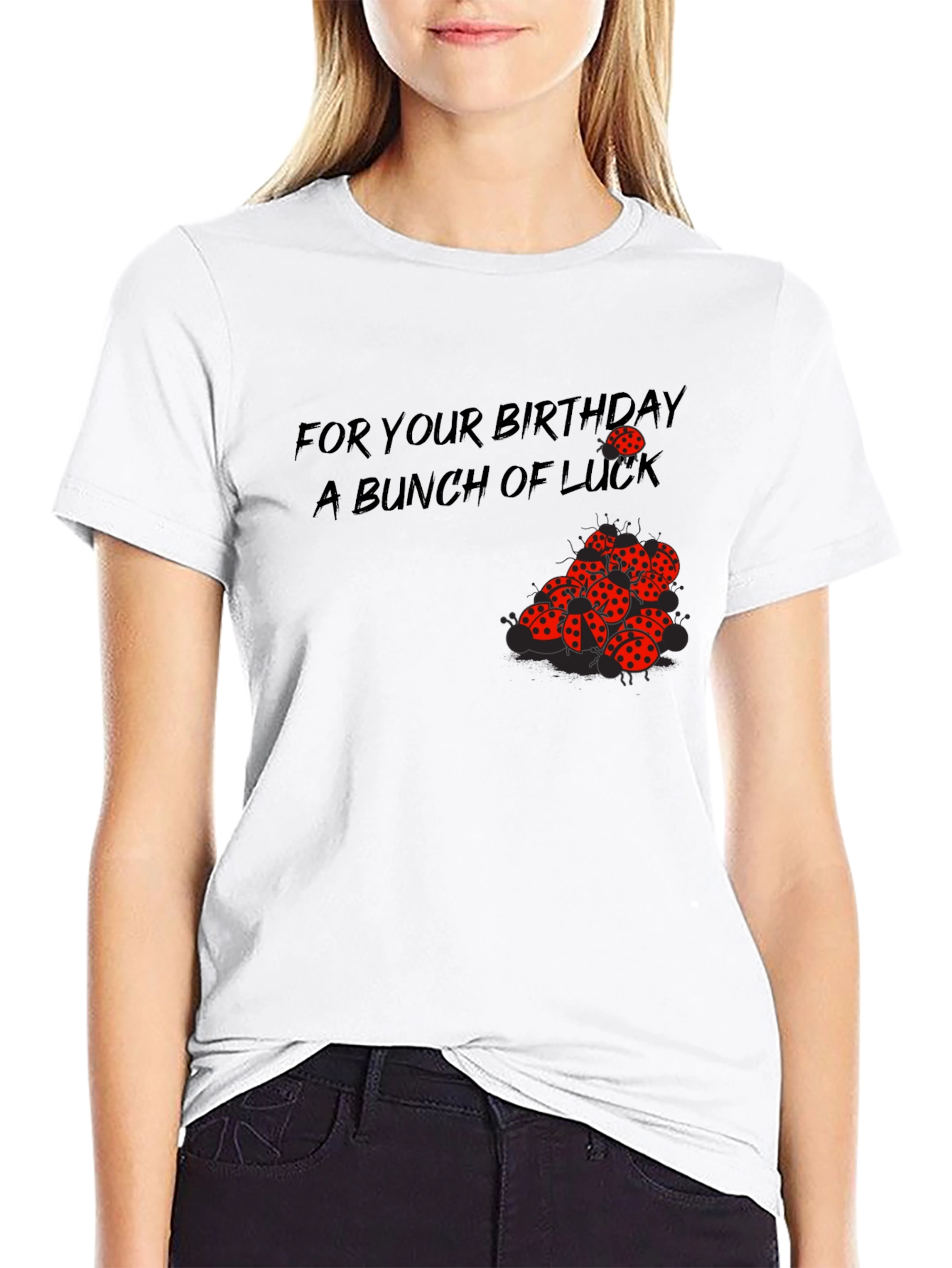 Birthday Luck T-Shirt - Ladybug Graphic Tee