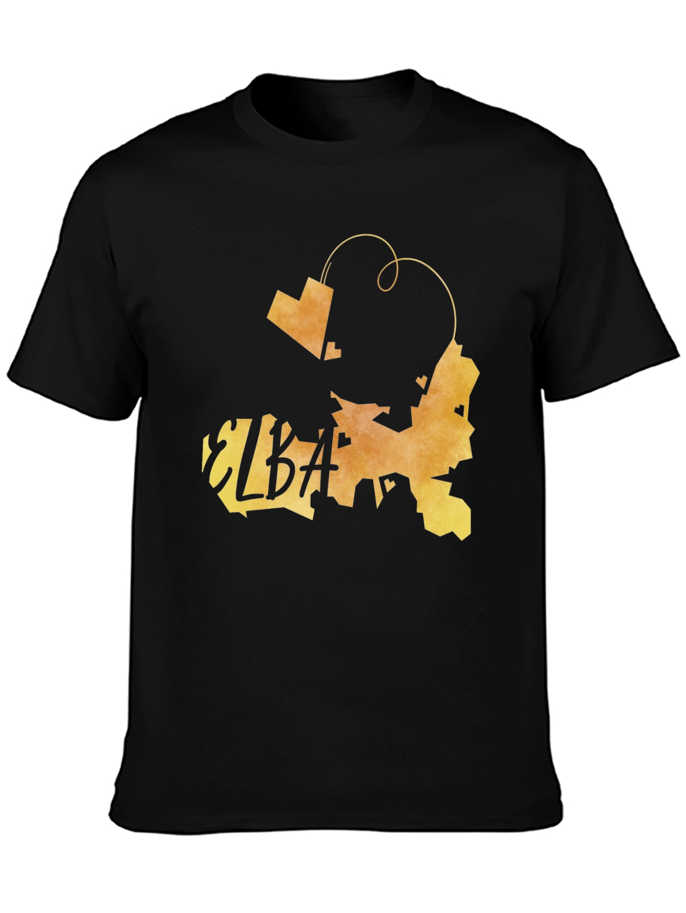 Elba Italy Map Graphic Tee - Island Souvenir Shirt