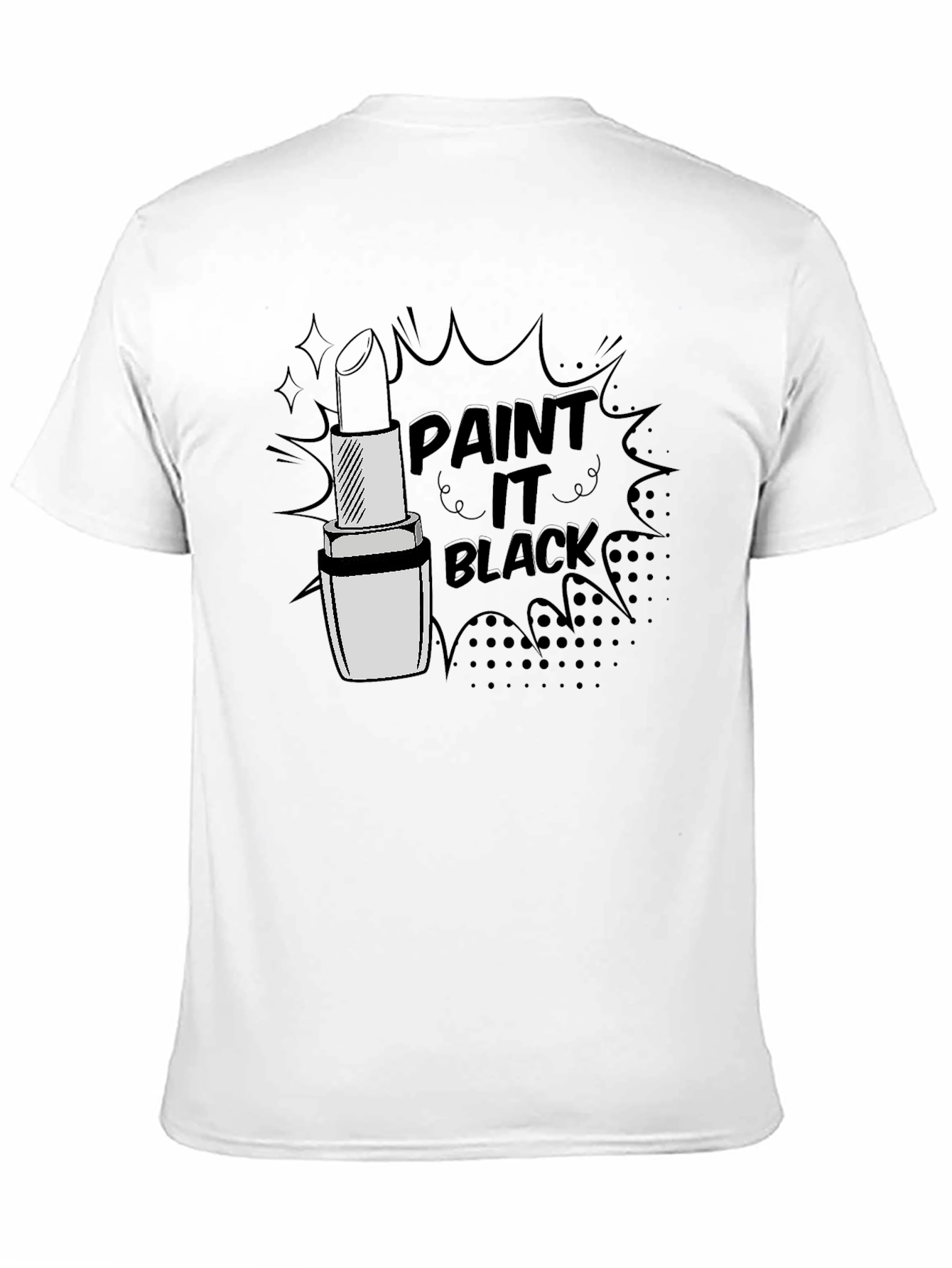Paint It Black Lipstick T-Shirt