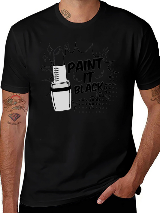 Paint It Black Lipstick T-Shirt
