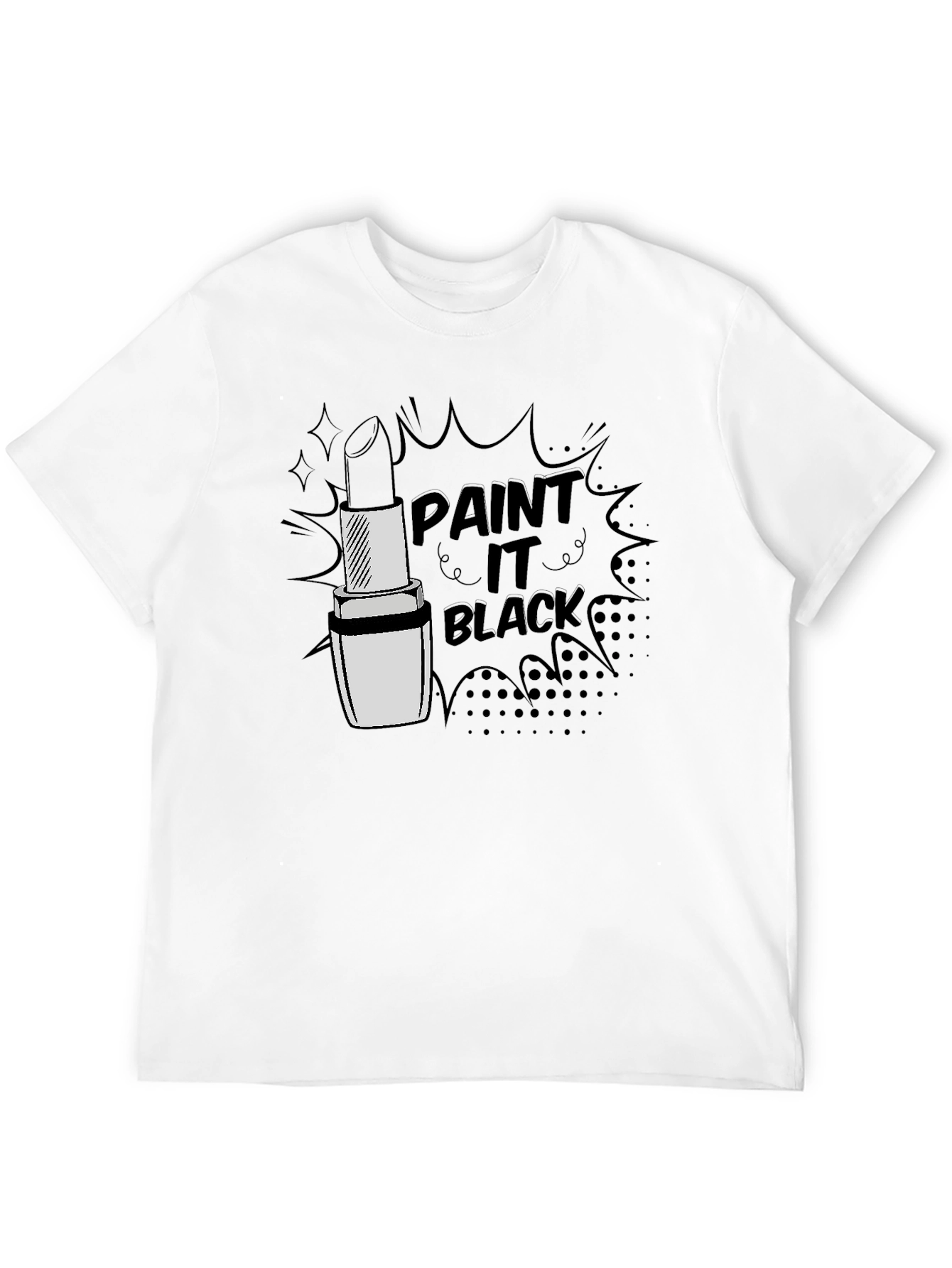 Paint It Black Lipstick T-Shirt