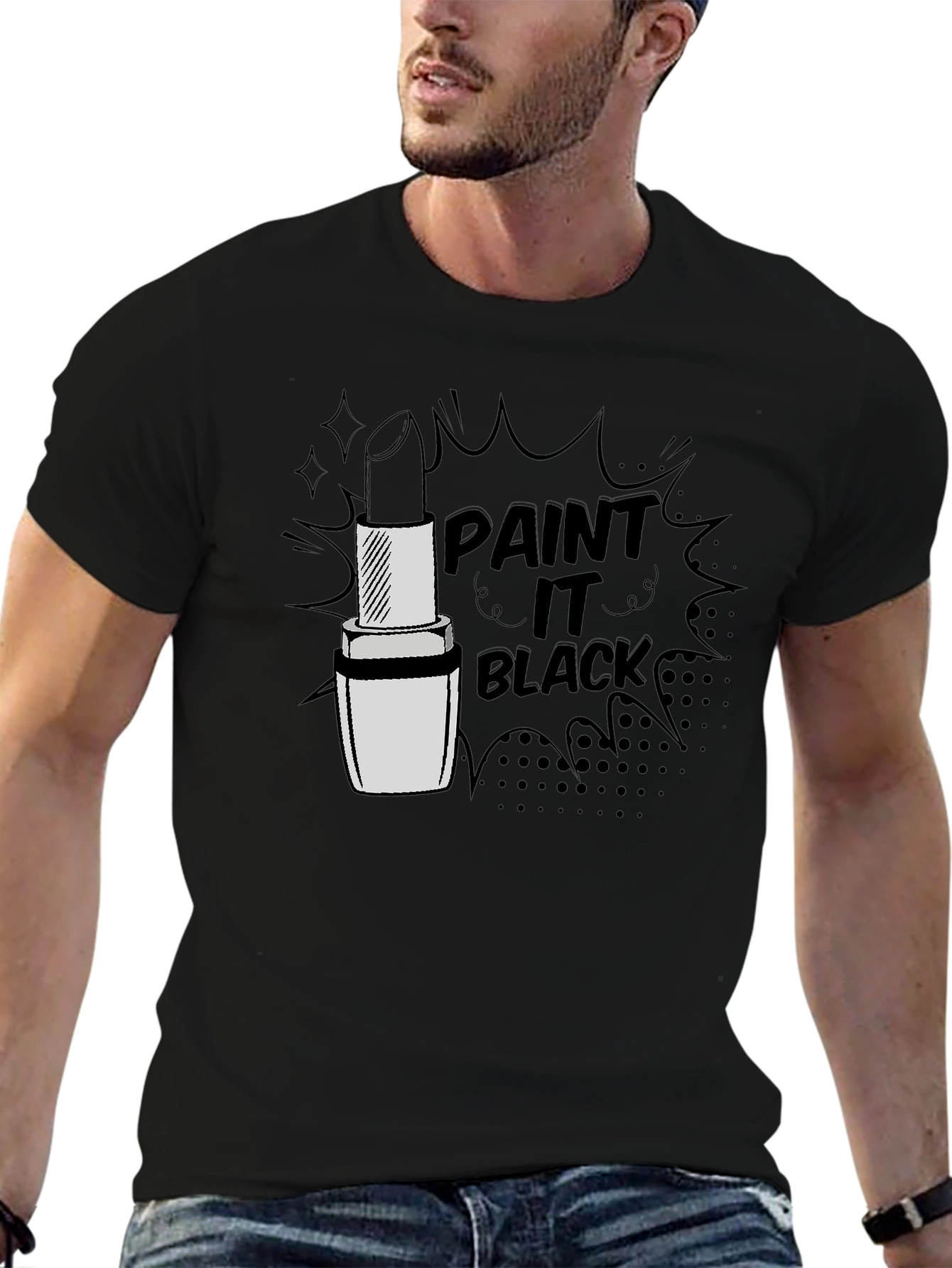 Paint It Black Lipstick T-Shirt