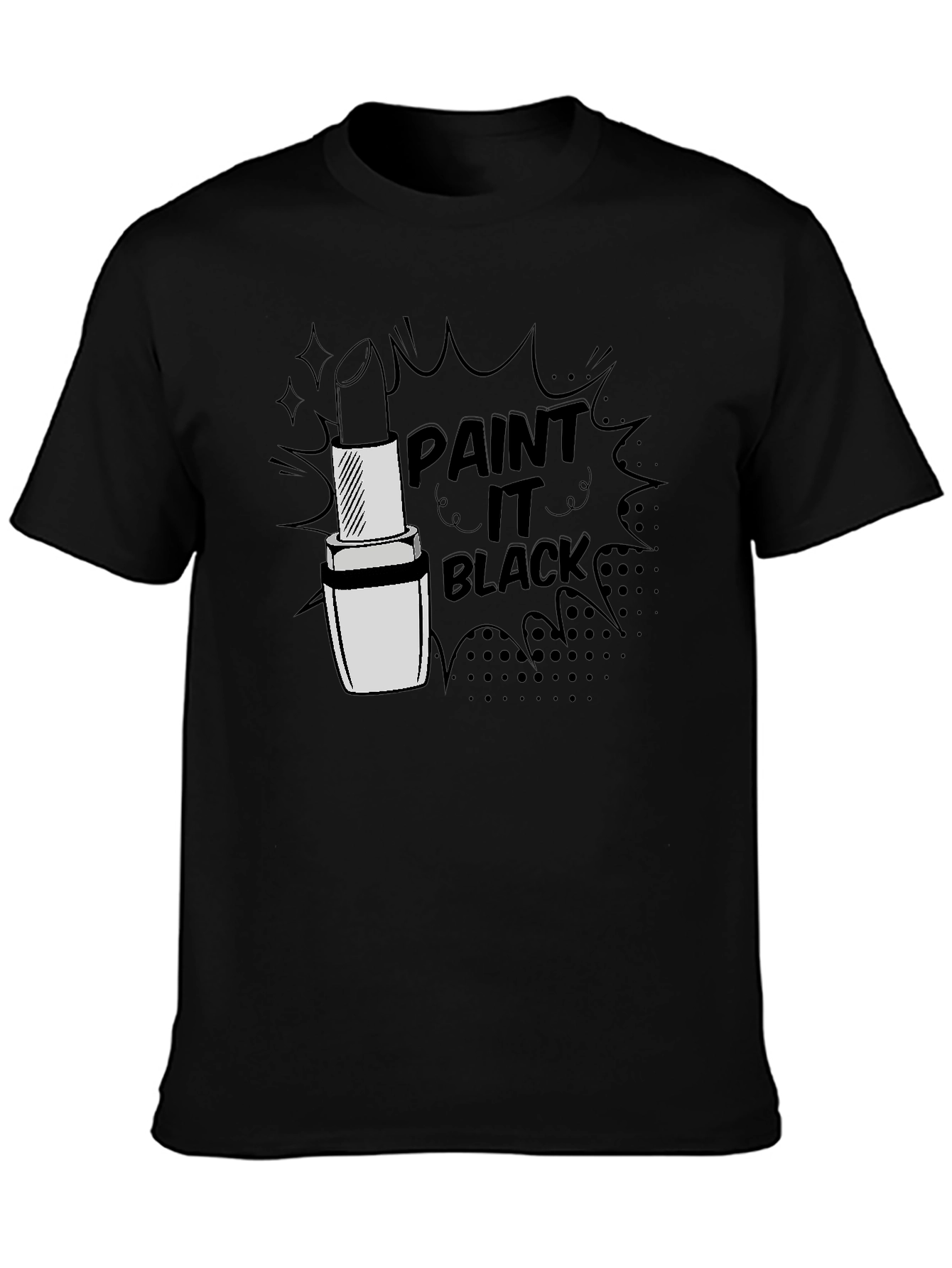 Paint It Black Lipstick T-Shirt