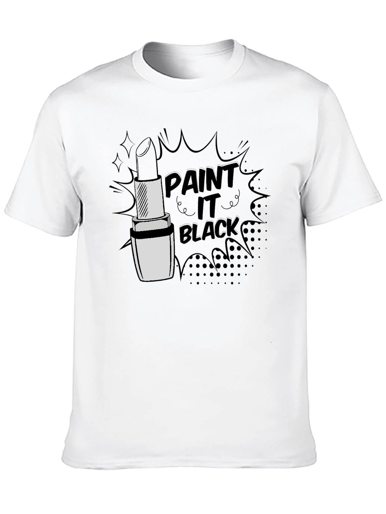 Paint It Black Lipstick T-Shirt