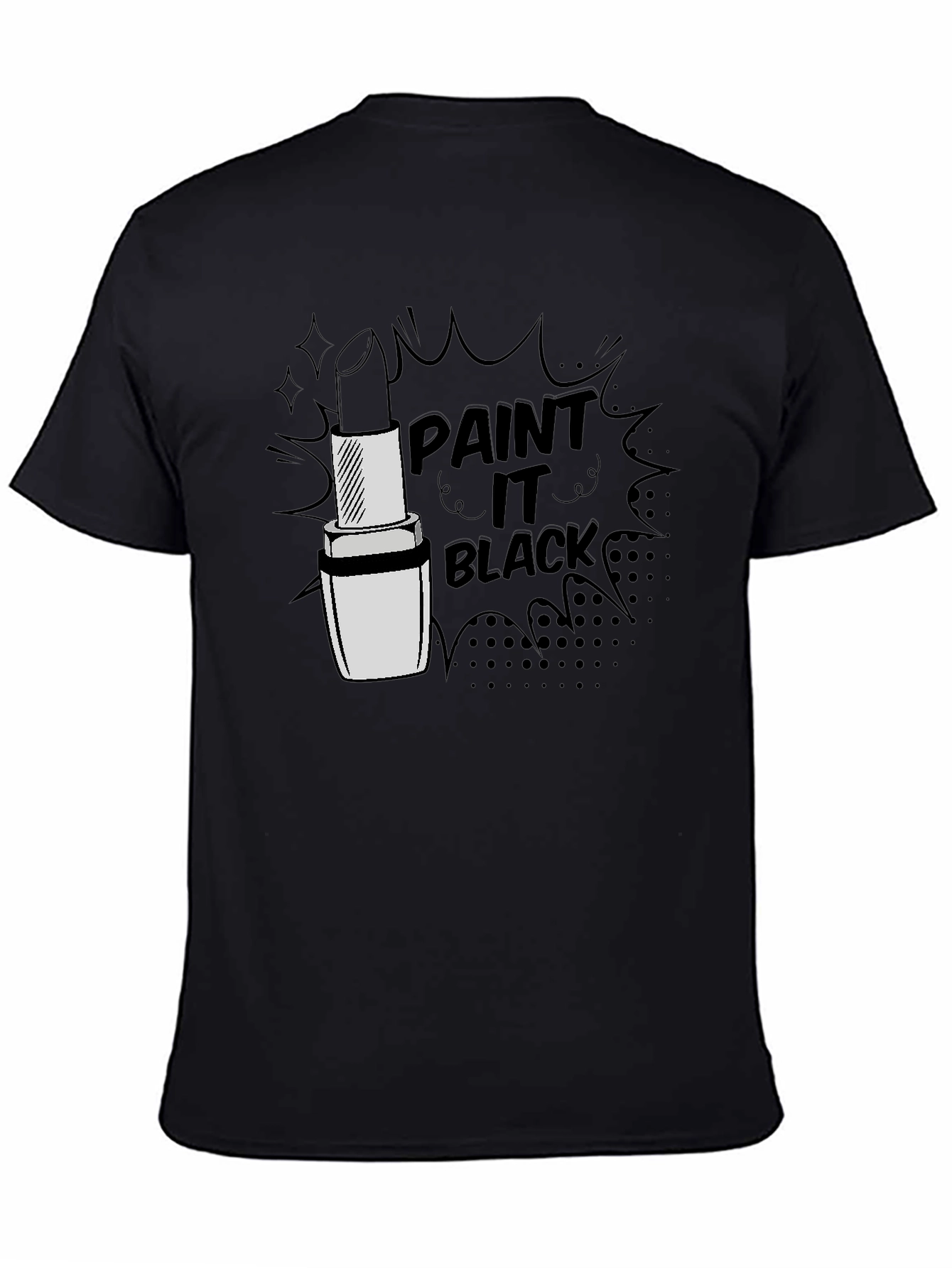 Paint It Black Lipstick T-Shirt