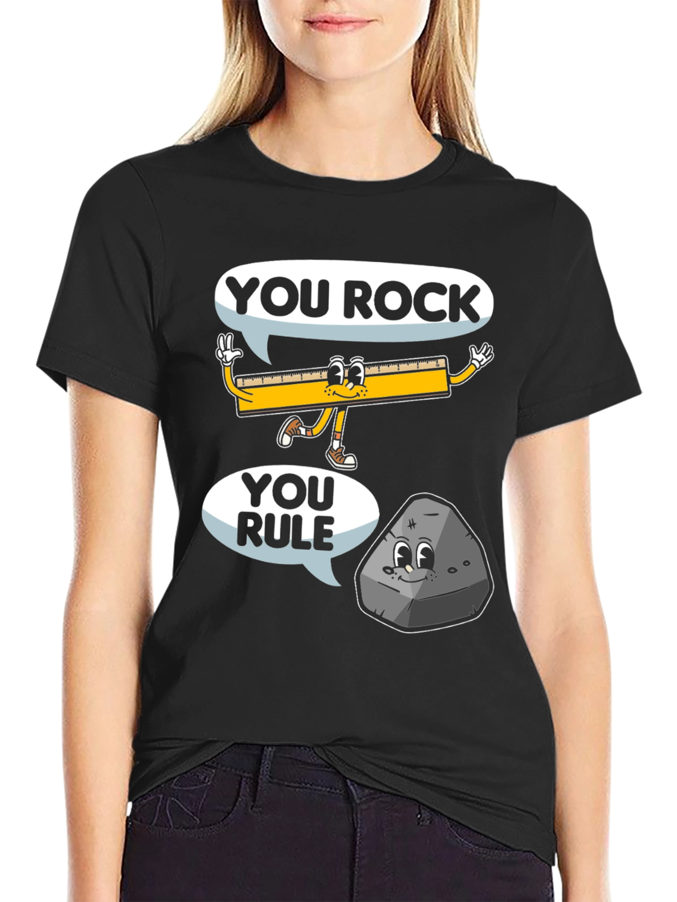 You Rock You Rule Funny Pun T-Shirt