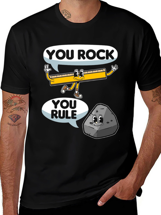 You Rock You Rule Funny Pun T-Shirt