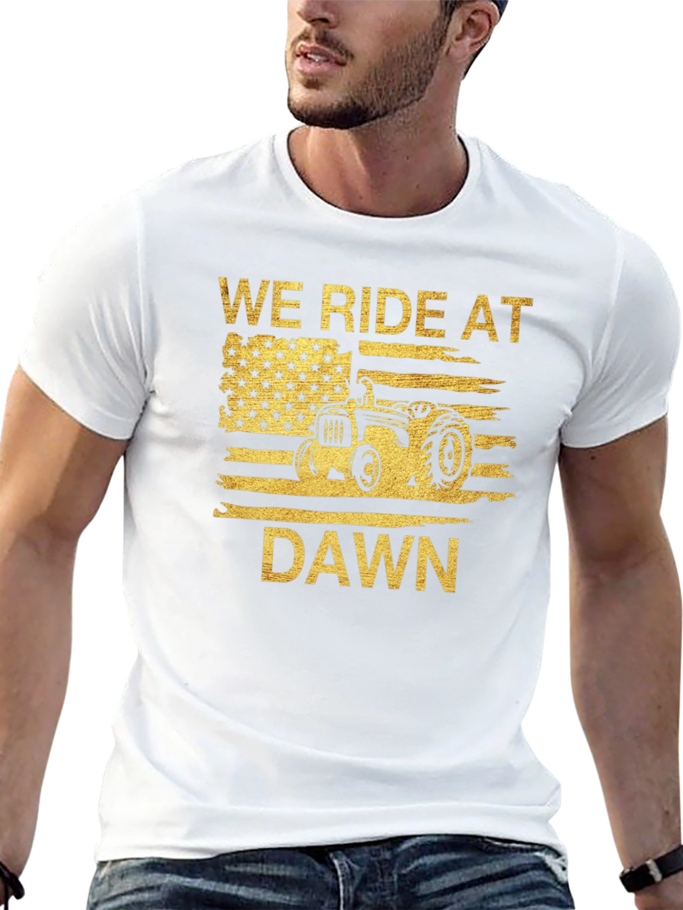 We Ride at Dawn Black T-Shirt