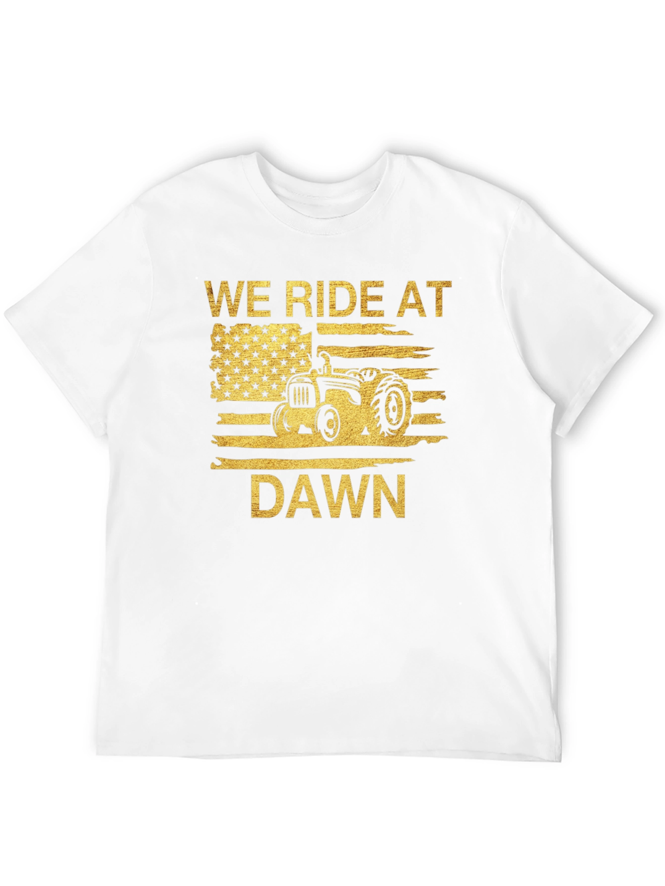We Ride at Dawn Black T-Shirt