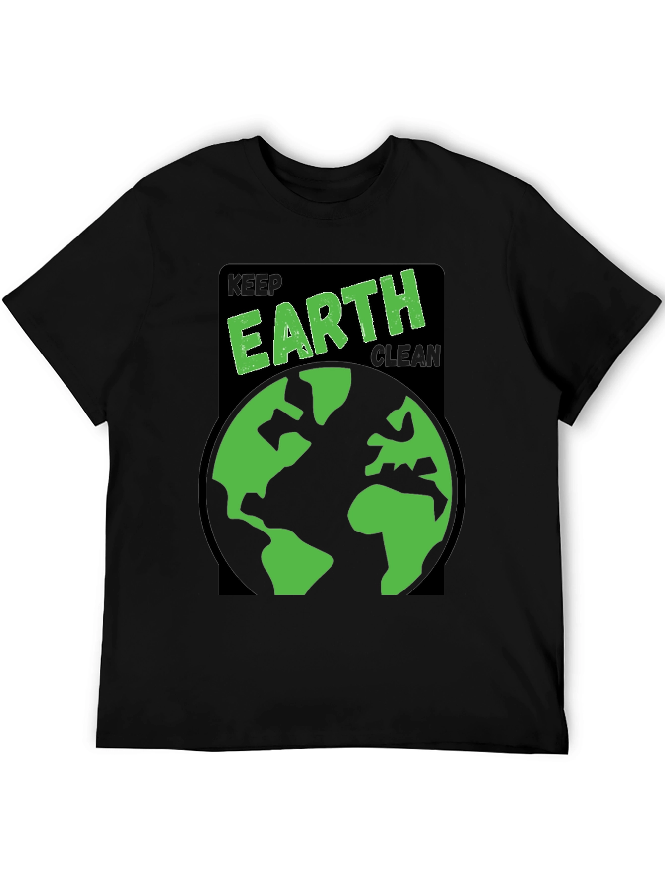 Keep Earth Clean Graphic Tee - Eco-Friendly Shirt