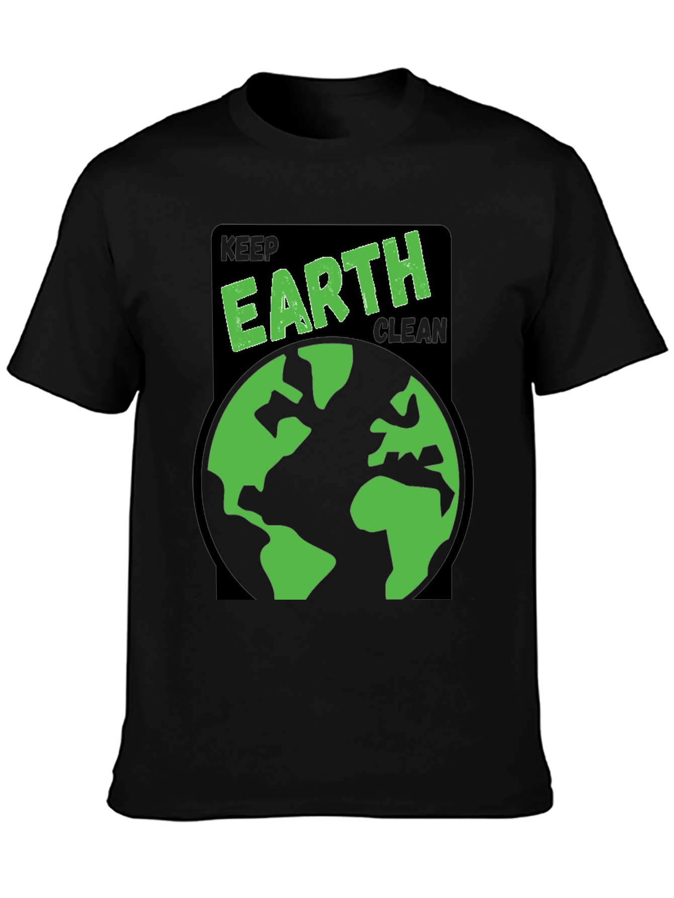 Keep Earth Clean Graphic Tee - Eco-Friendly Shirt