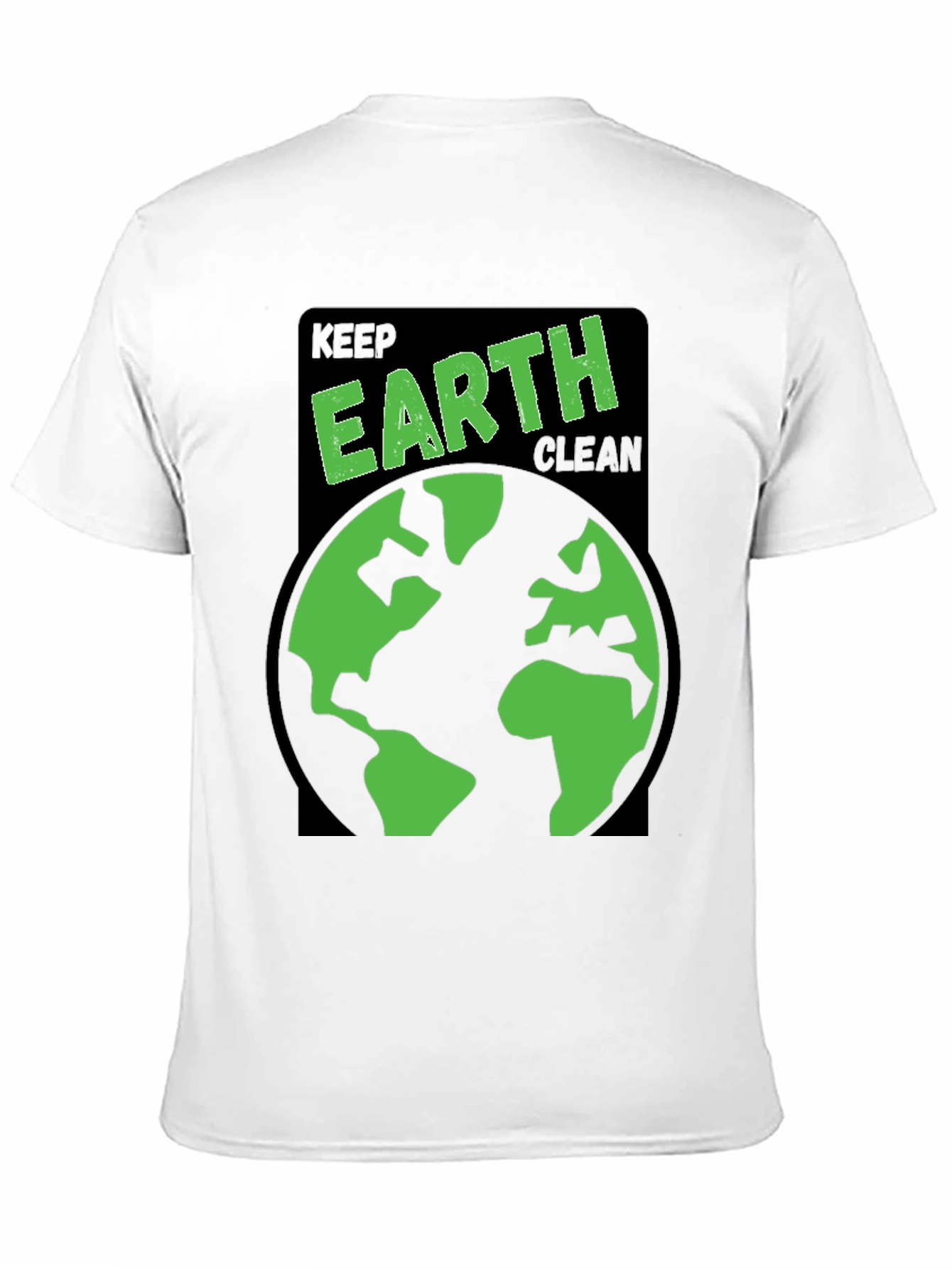 Keep Earth Clean Graphic Tee - Eco-Friendly Shirt