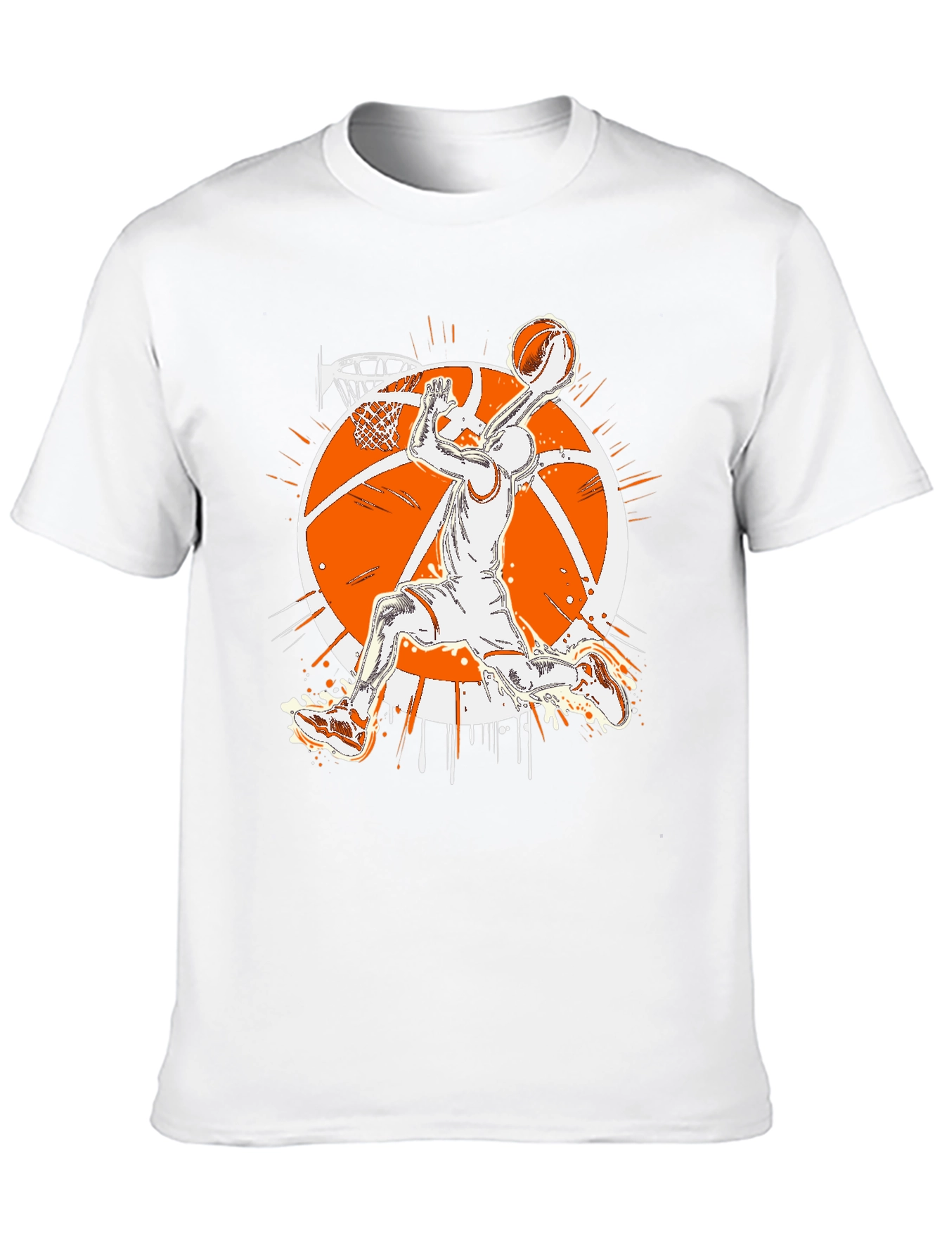 Black Basketball Graphic T-Shirt
