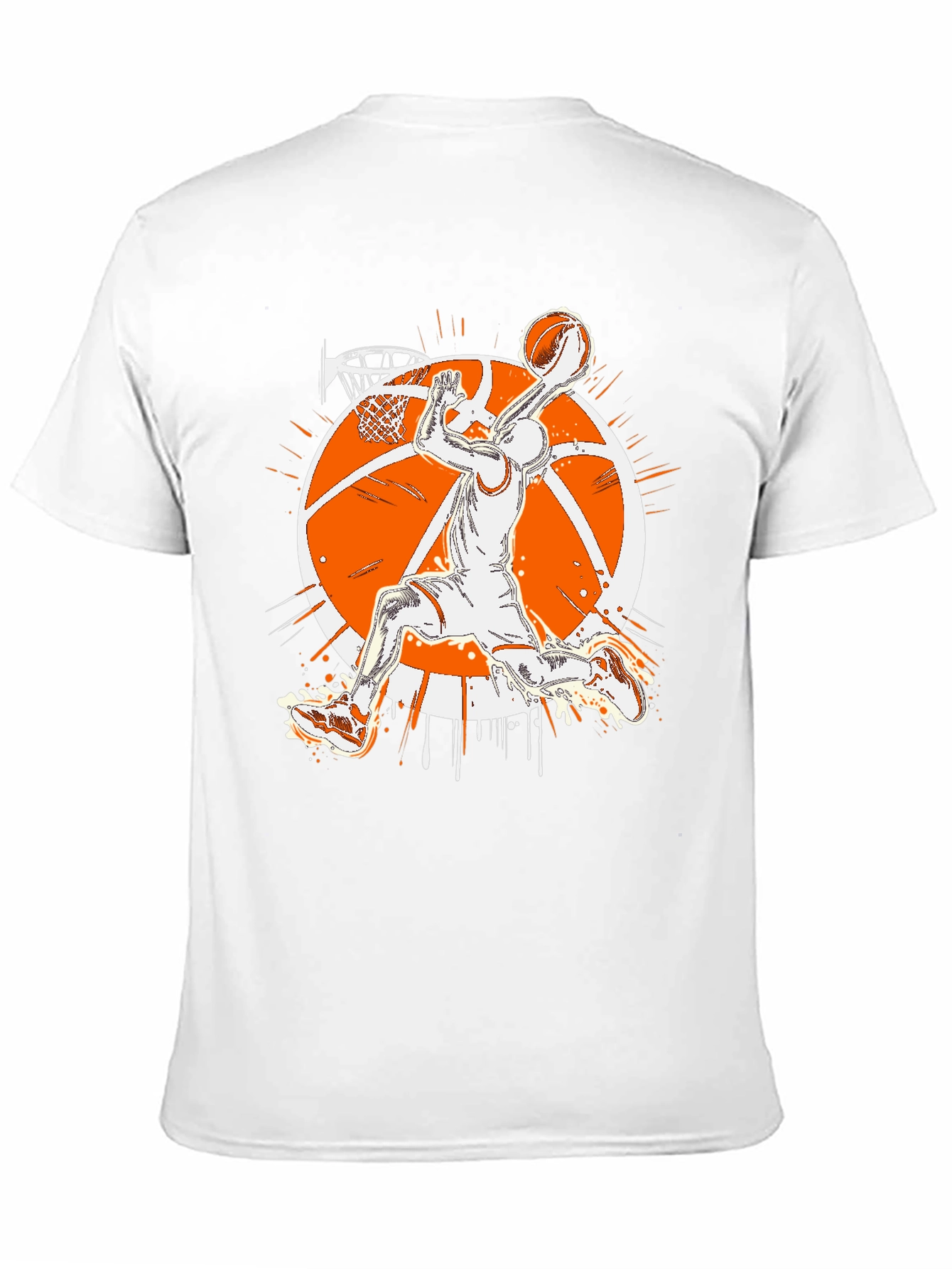 Black Basketball Graphic T-Shirt