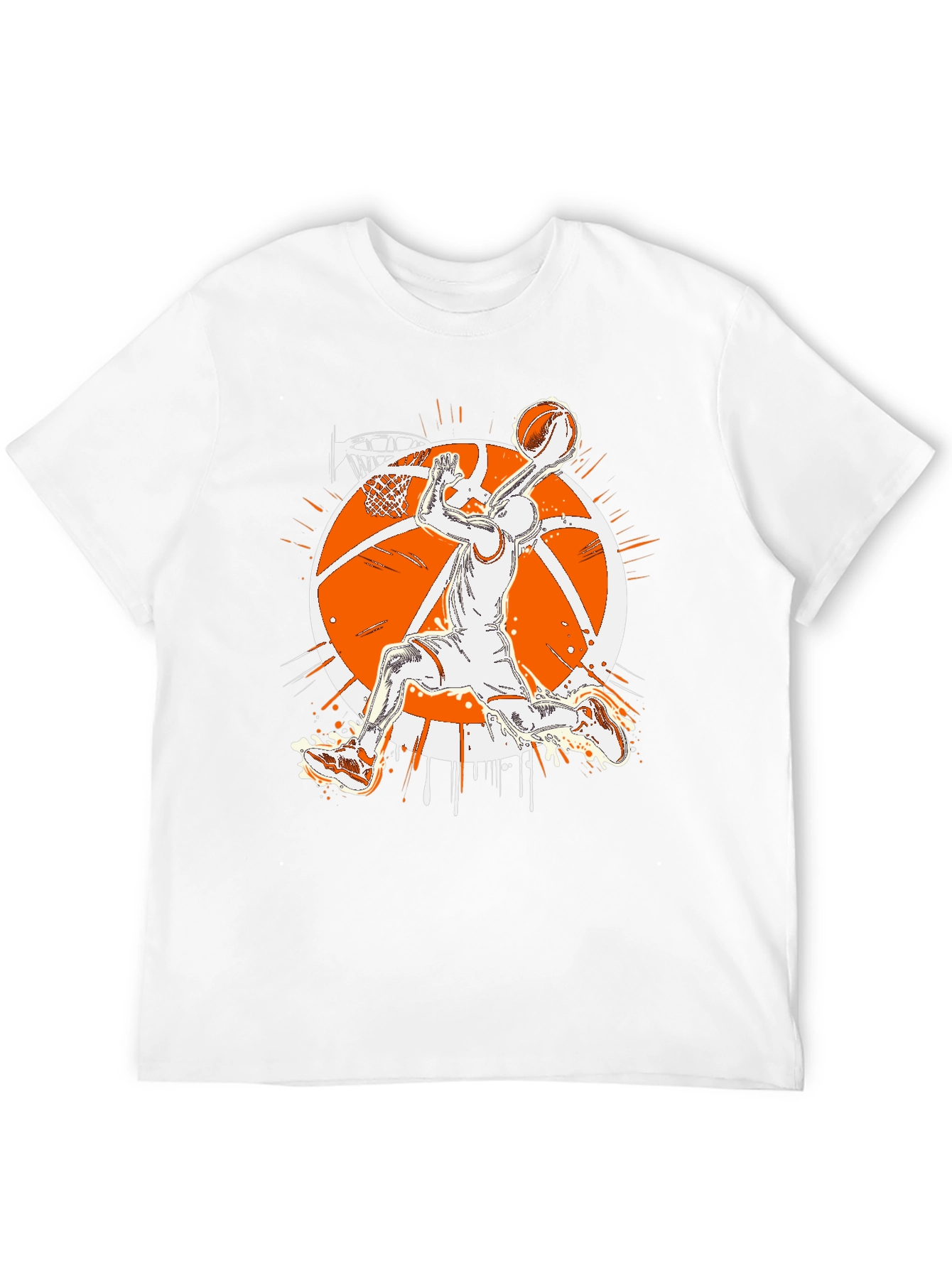 Black Basketball Graphic T-Shirt
