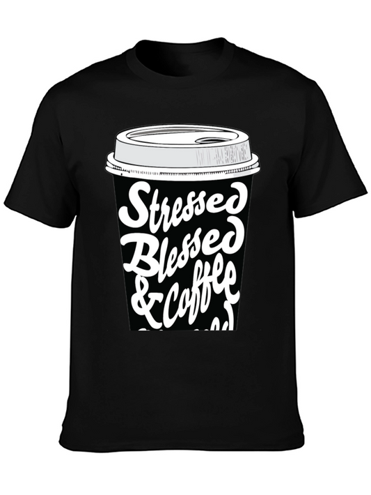 Stressed Blessed & Coffee Obsessed T-Shirt