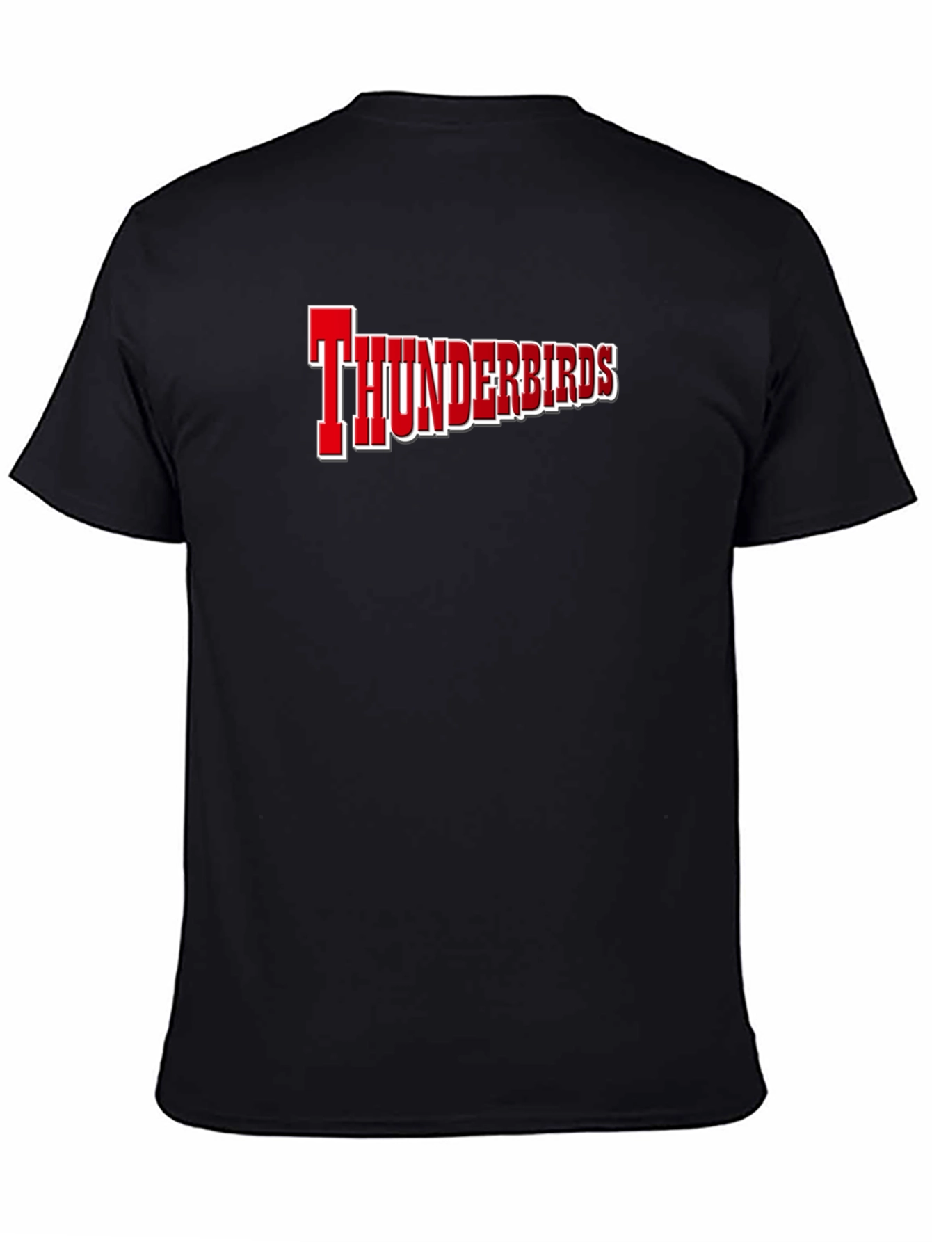Thunderbirds Graphic Tee - Bold Style Black T-Shirt