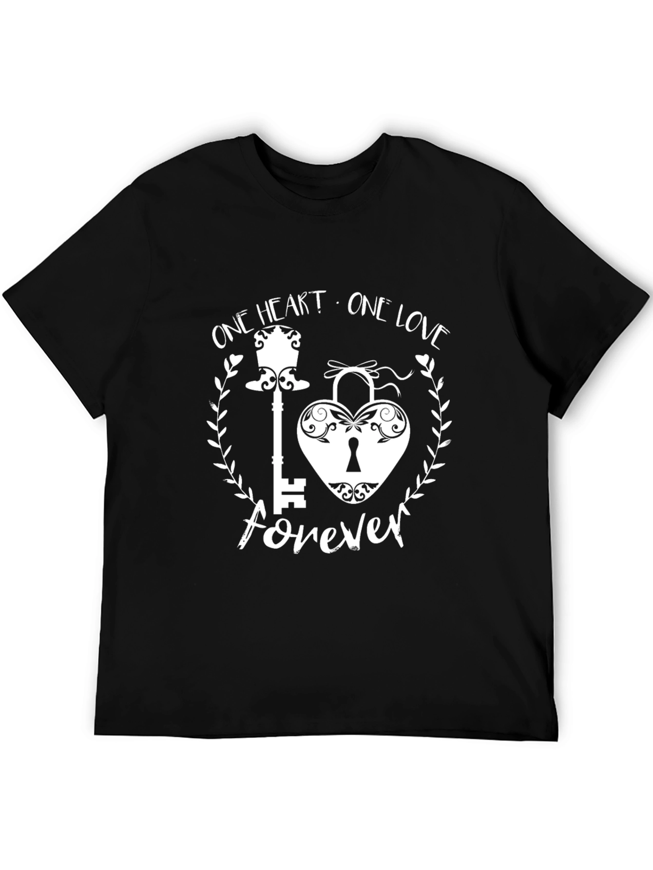 One Heart One Love Forever Graphic T-Shirt