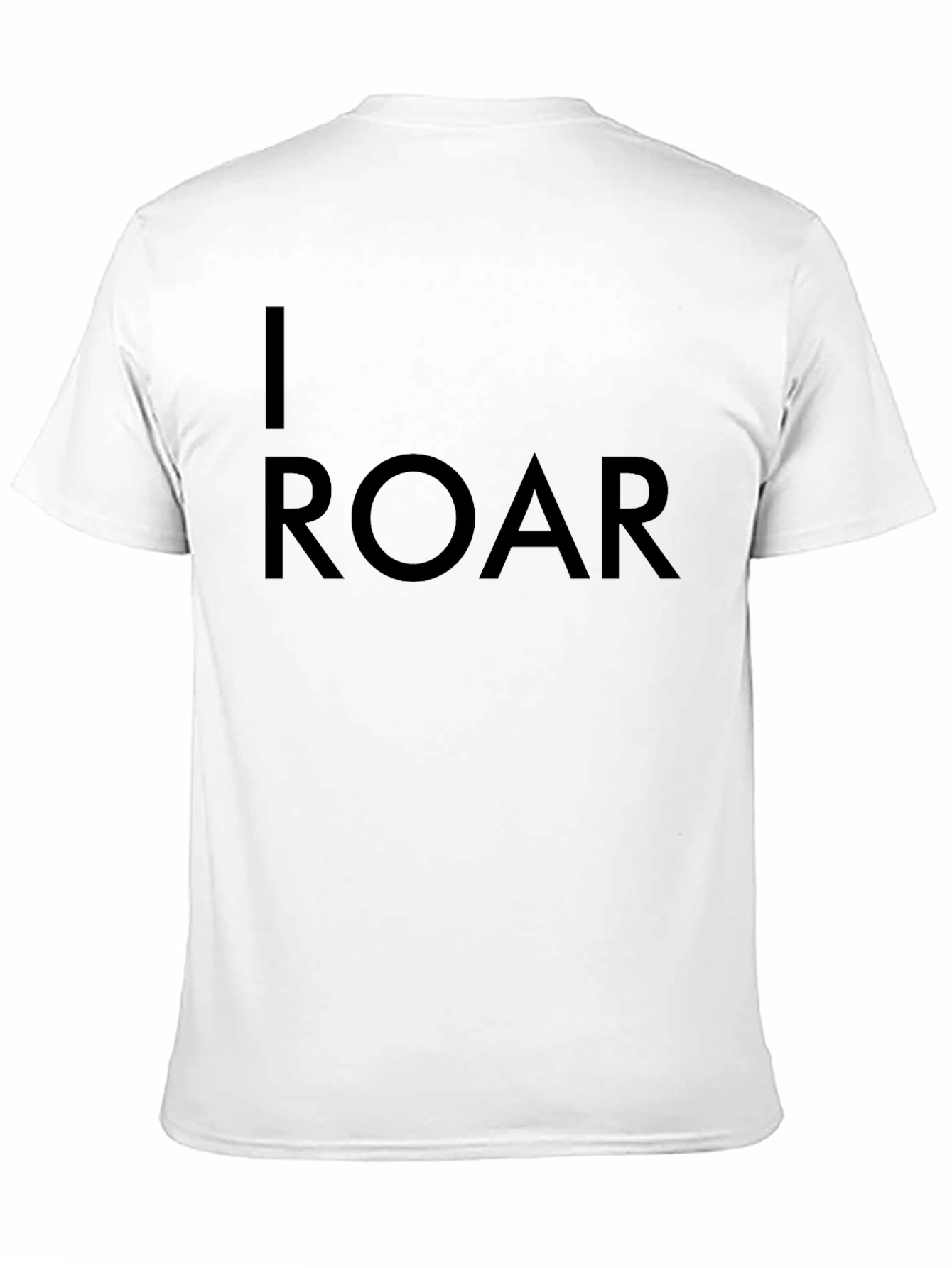 I Roar Graphic Tee - Black Casual T-Shirt