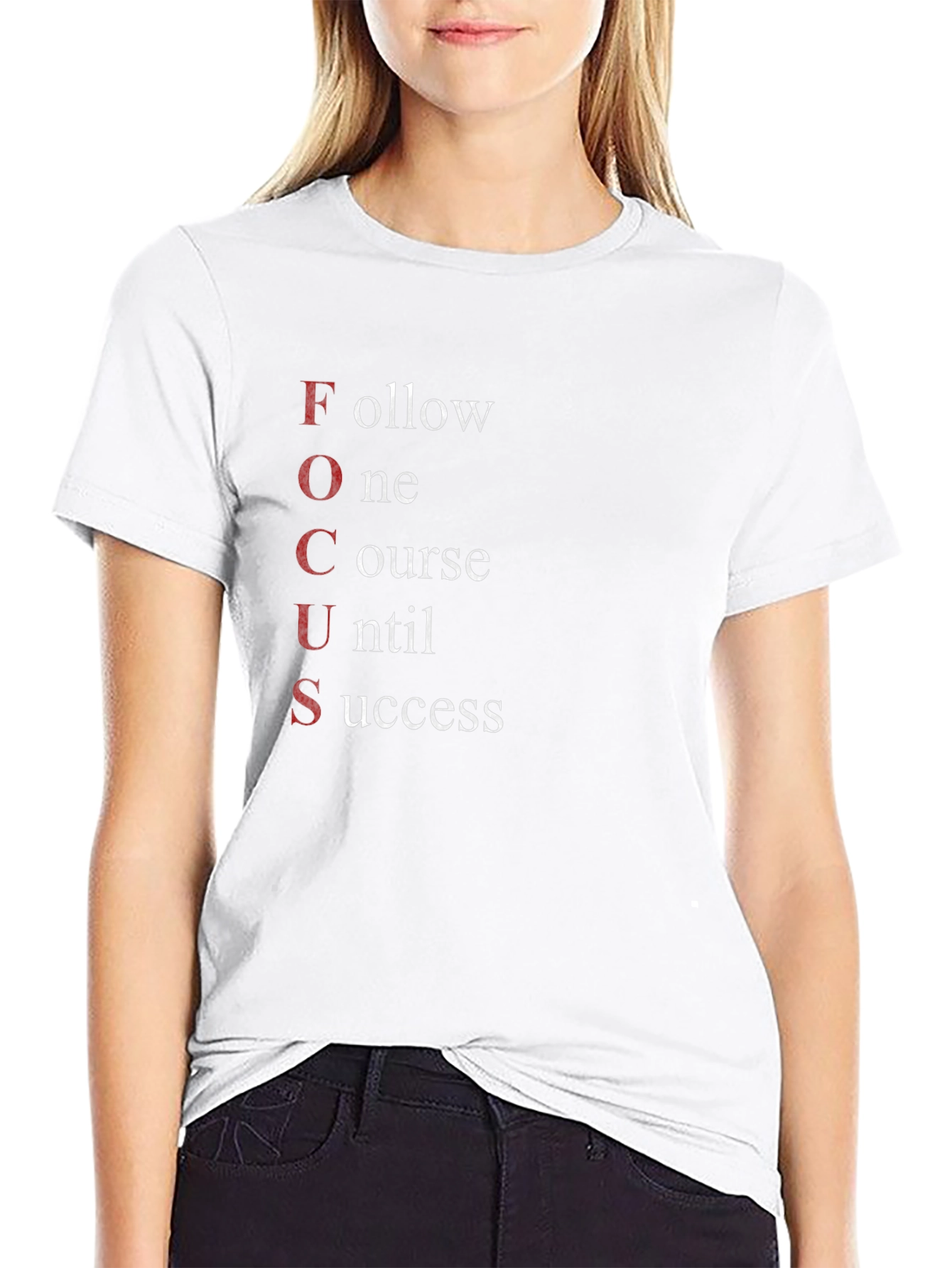 Motivational FOCUS Graphic T-Shirt