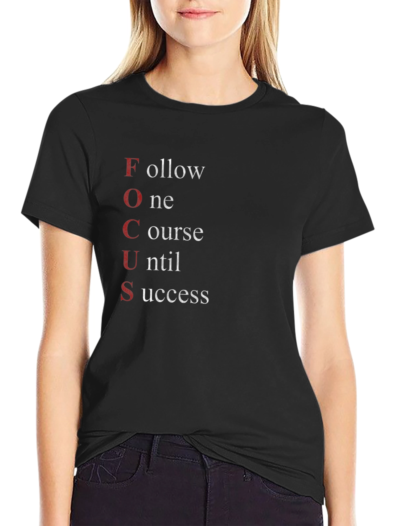 Motivational FOCUS Graphic T-Shirt