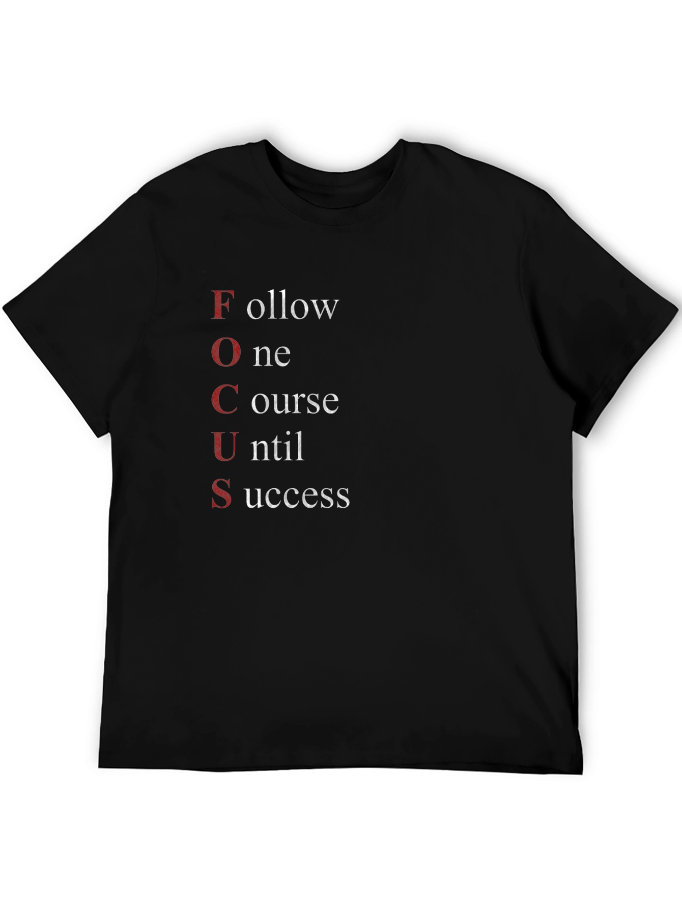 Motivational FOCUS Graphic T-Shirt