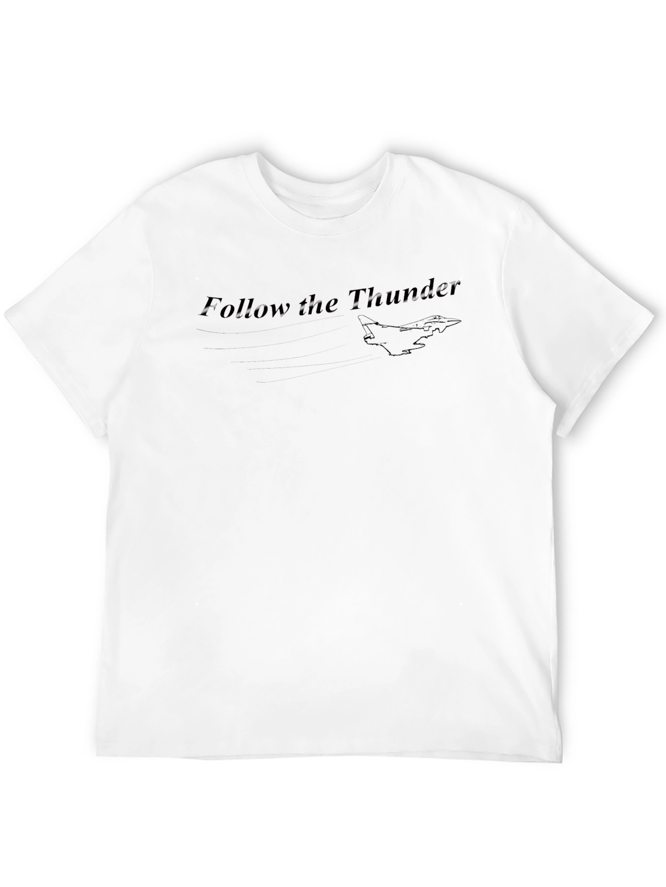 Follow the Thunder Graphic T-Shirt - Black