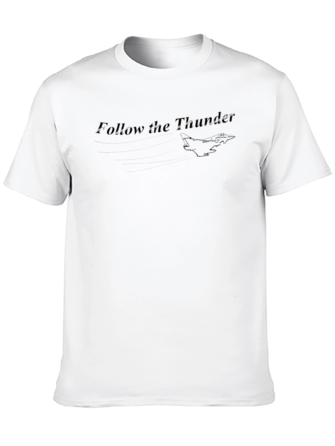 Follow the Thunder Graphic T-Shirt - Black