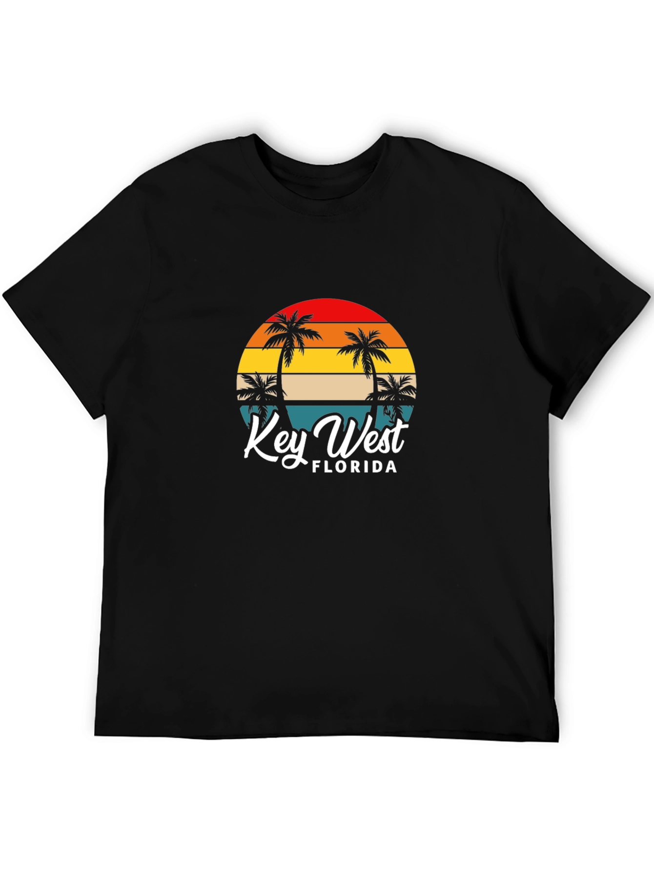 Key West Florida Palm Tree Graphic Tee