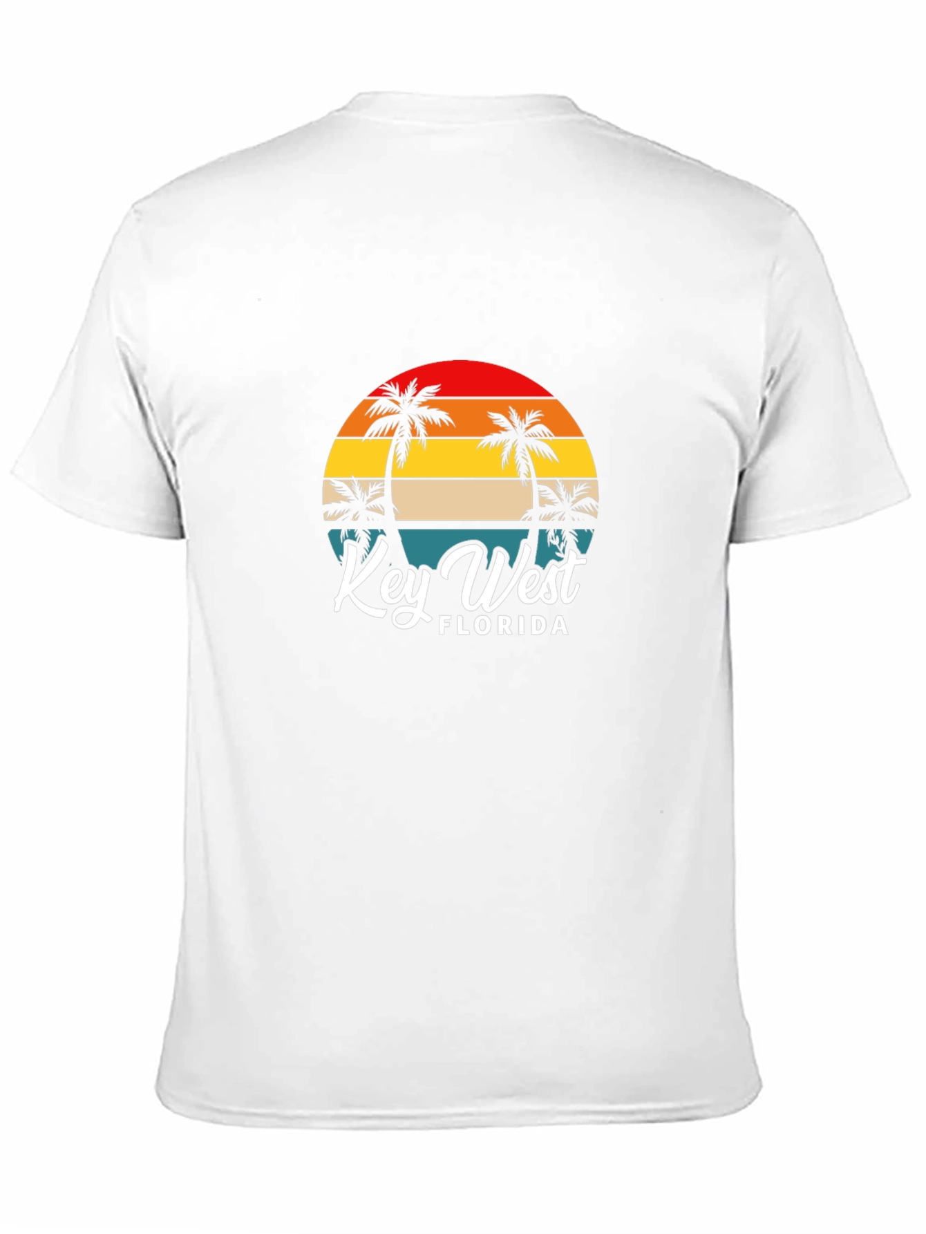 Key West Florida Palm Tree Graphic Tee