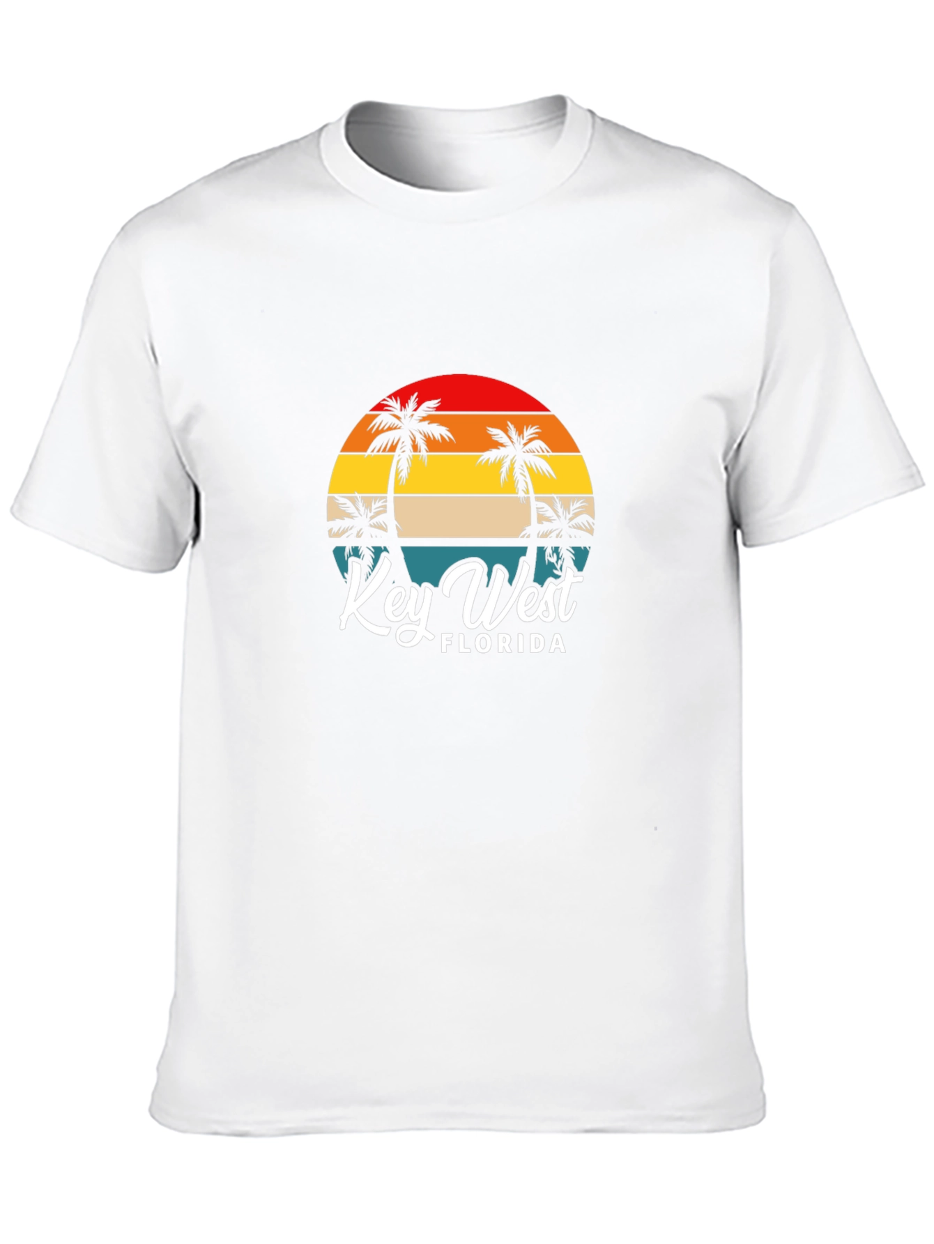 Key West Florida Palm Tree Graphic Tee