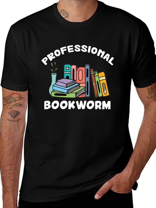 Professional Bookworm T-Shirt - Reading Lover Tee