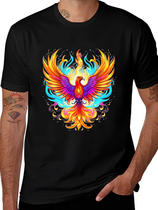 Phoenix Graphic Tee - Mens Black T-Shirt