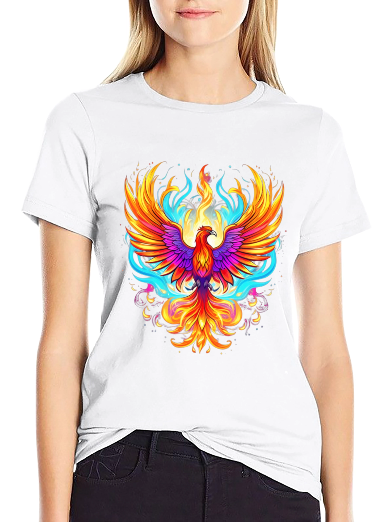 Phoenix Graphic Tee - Mens Black T-Shirt