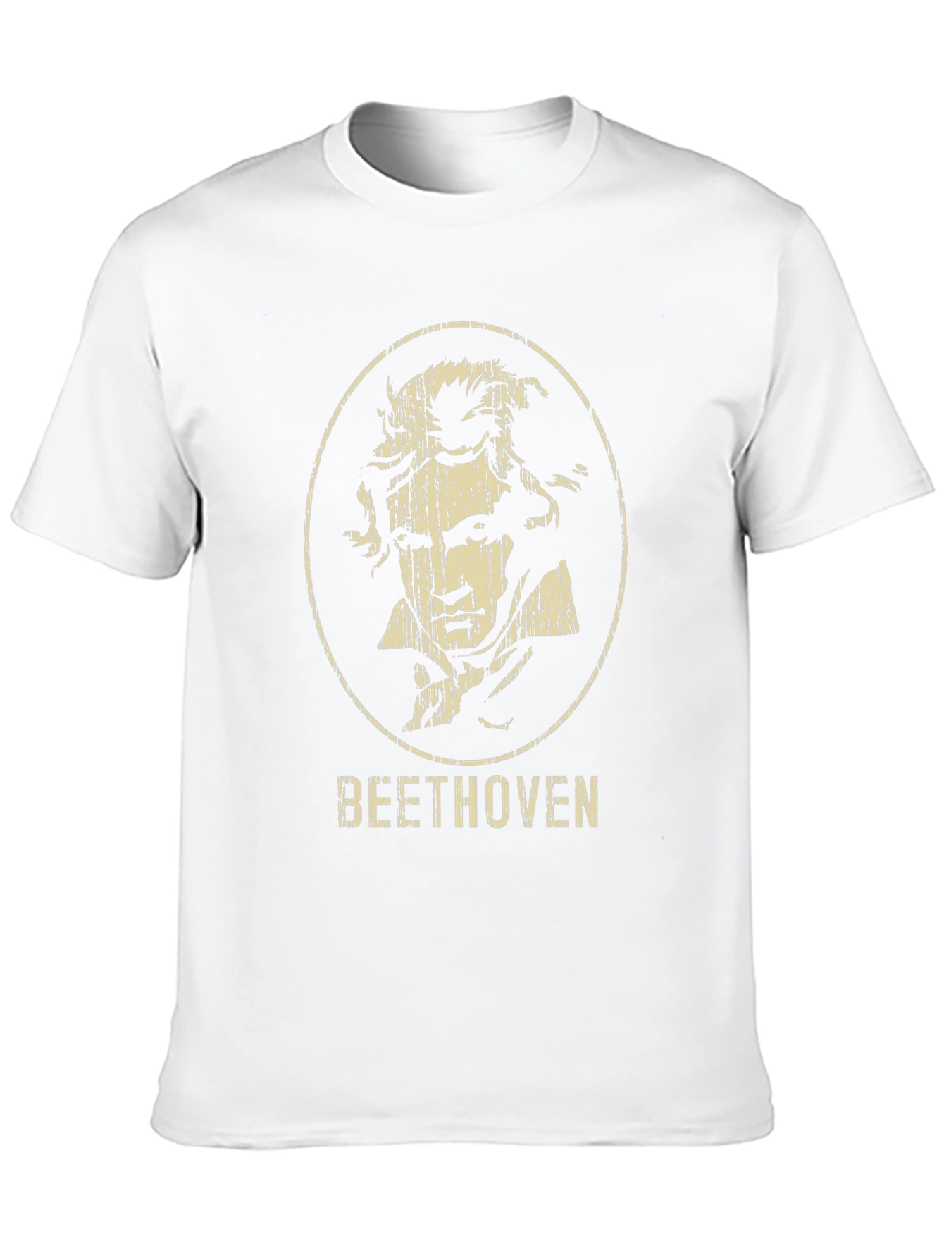 Beethoven Portrait Graphic Tee - Classic Musician T-Shirt