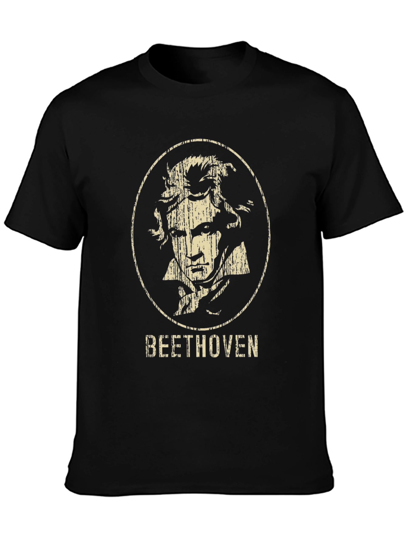 Beethoven Portrait Graphic Tee - Classic Musician T-Shirt