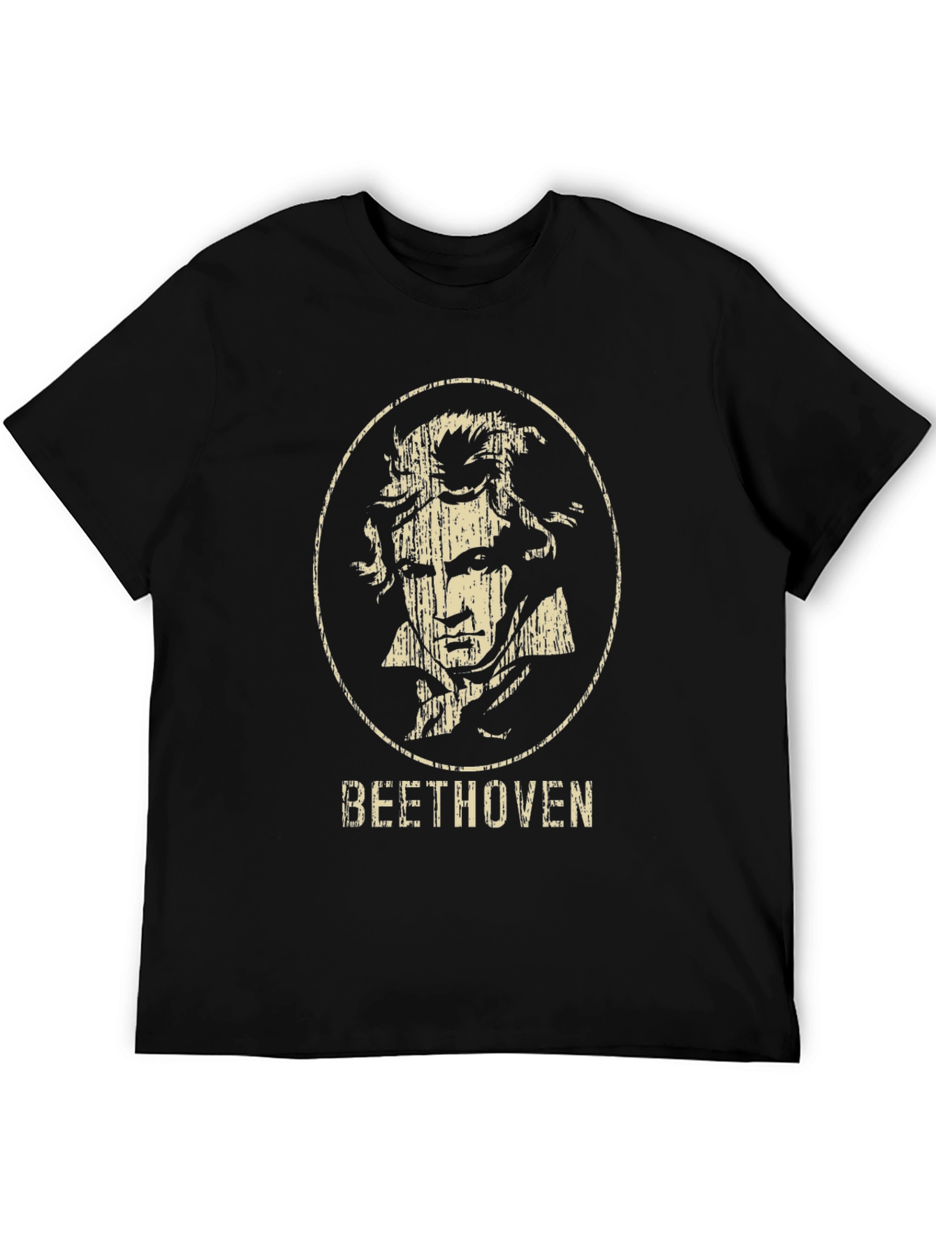 Beethoven Portrait Graphic Tee - Classic Musician T-Shirt