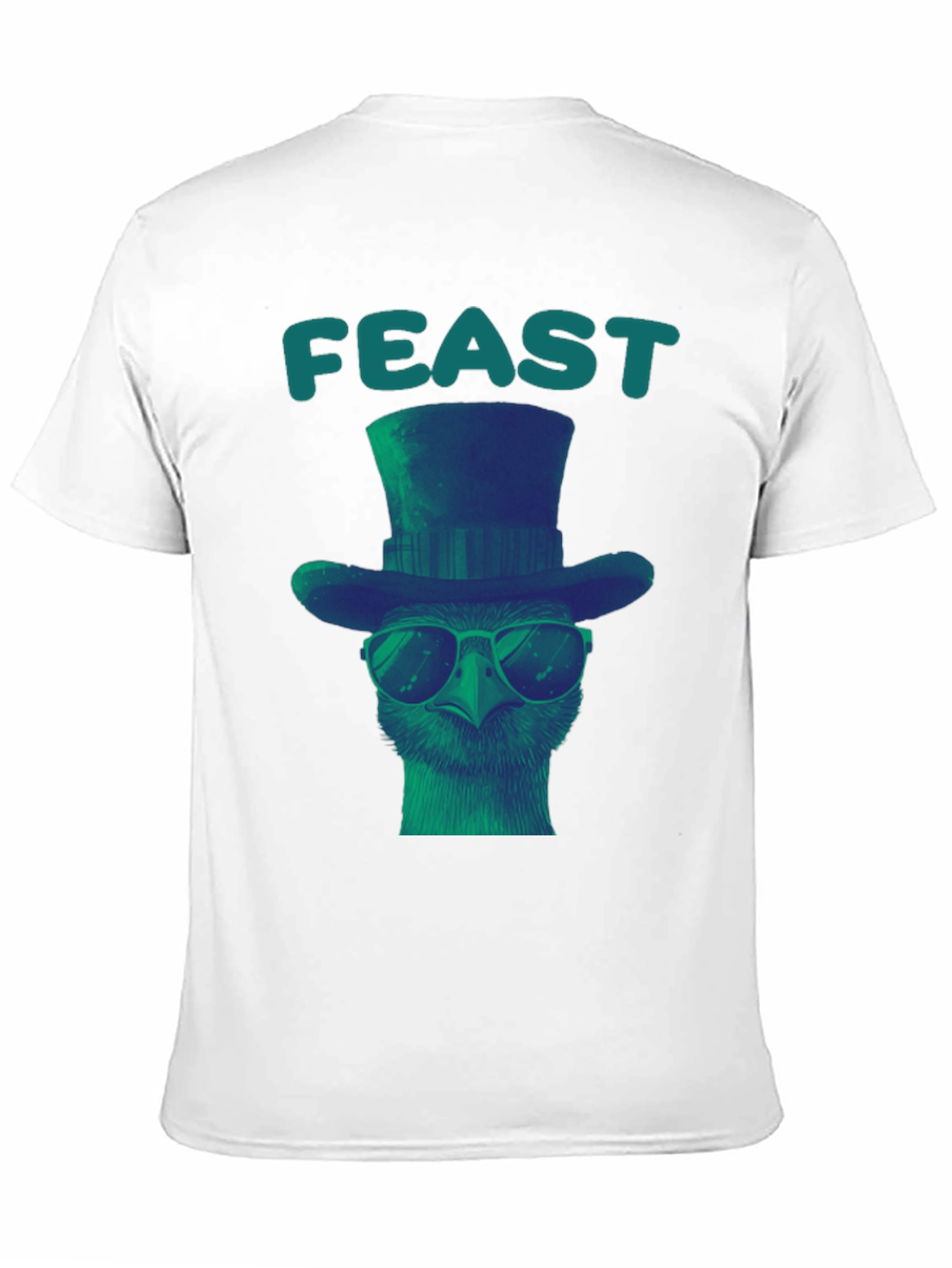 Feast Ostrich T-Shirt - Cool Bird Graphic Tee