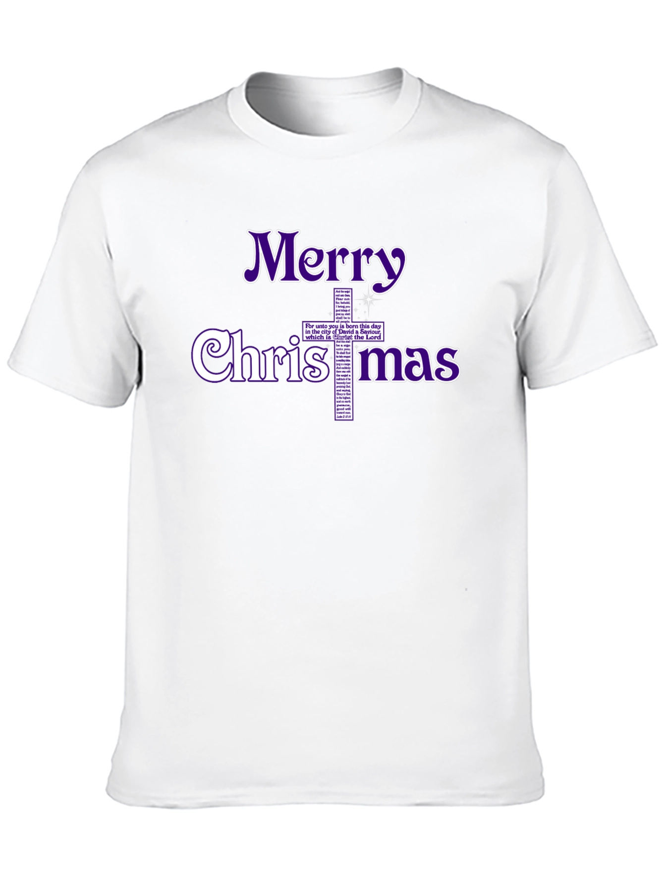 Religious Merry Christmas T-Shirt - Christian Holiday Tee