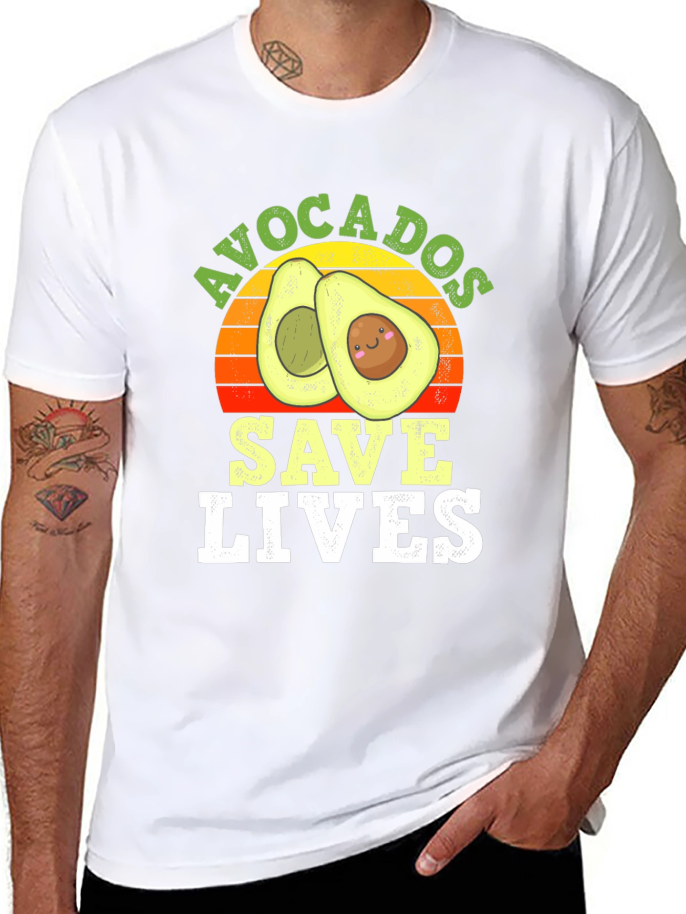 Avocados Save Lives Graphic Tee