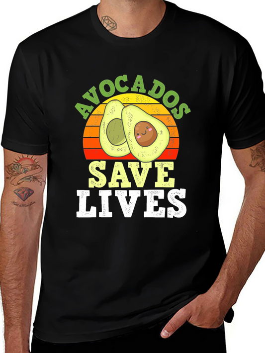 Avocados Save Lives Graphic Tee