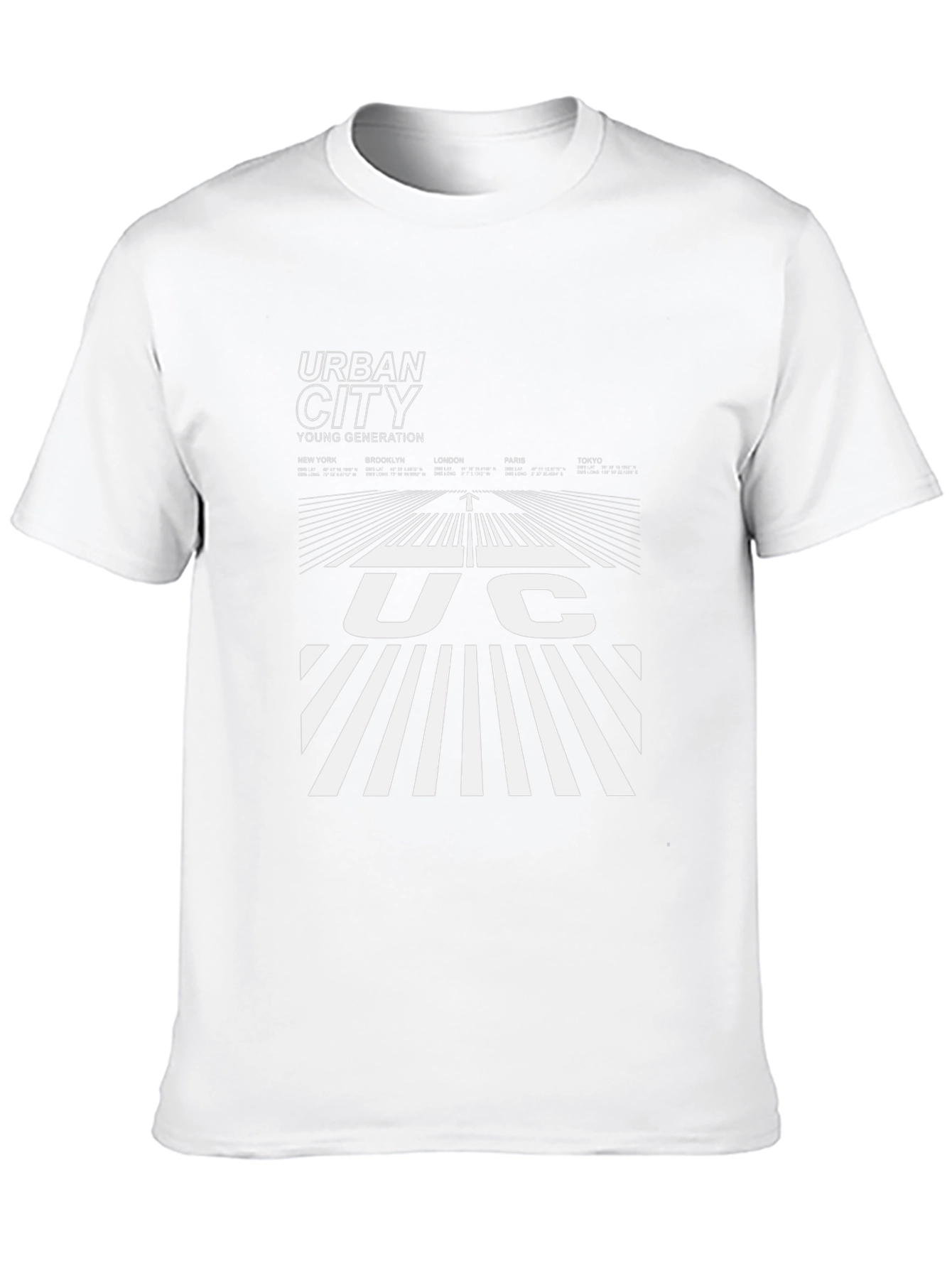 Urban City Graphic Tee - Black Cotton Blend