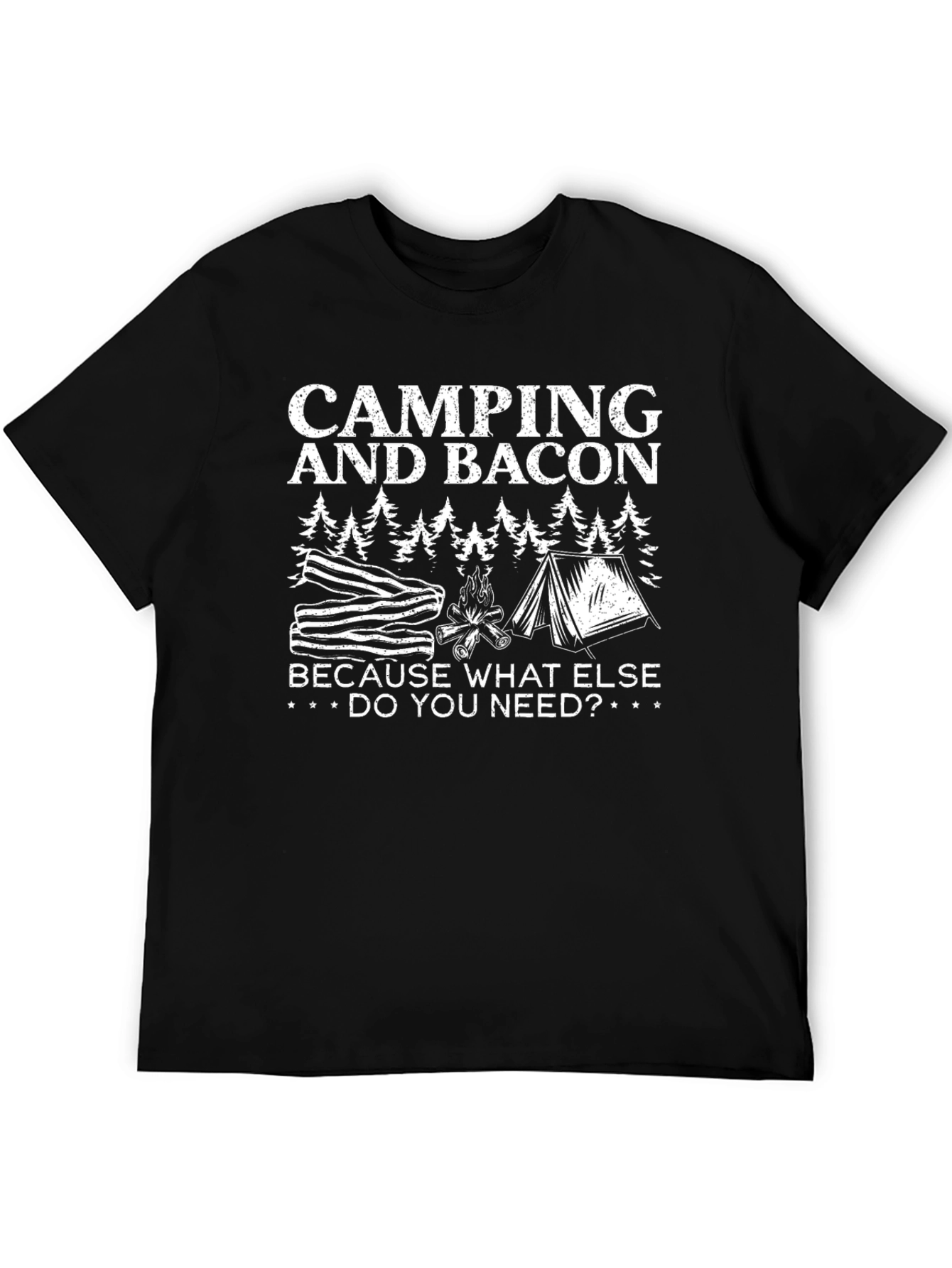 Camping and Bacon T-Shirt