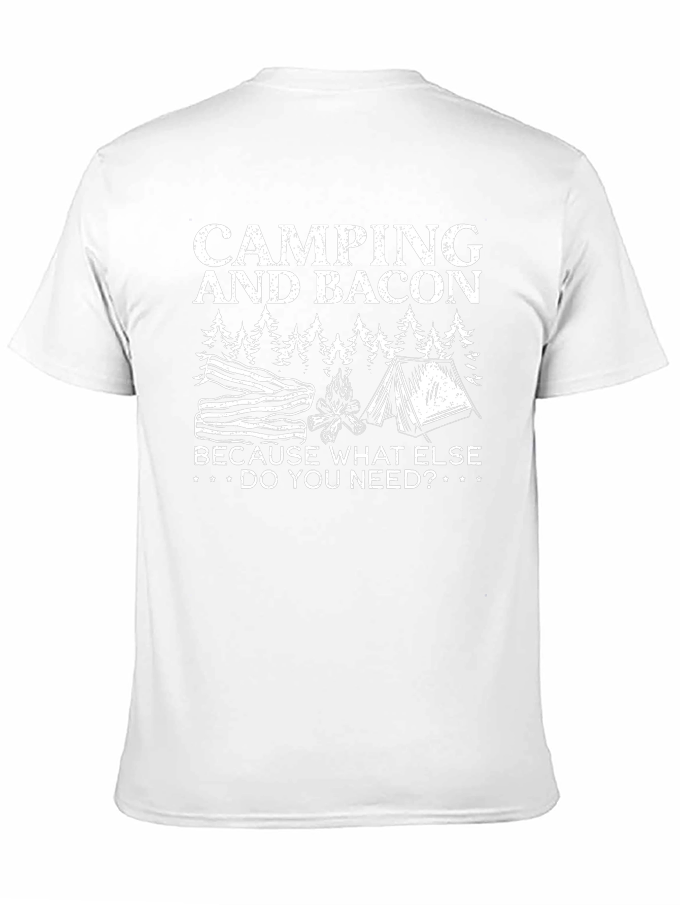 Camping and Bacon T-Shirt