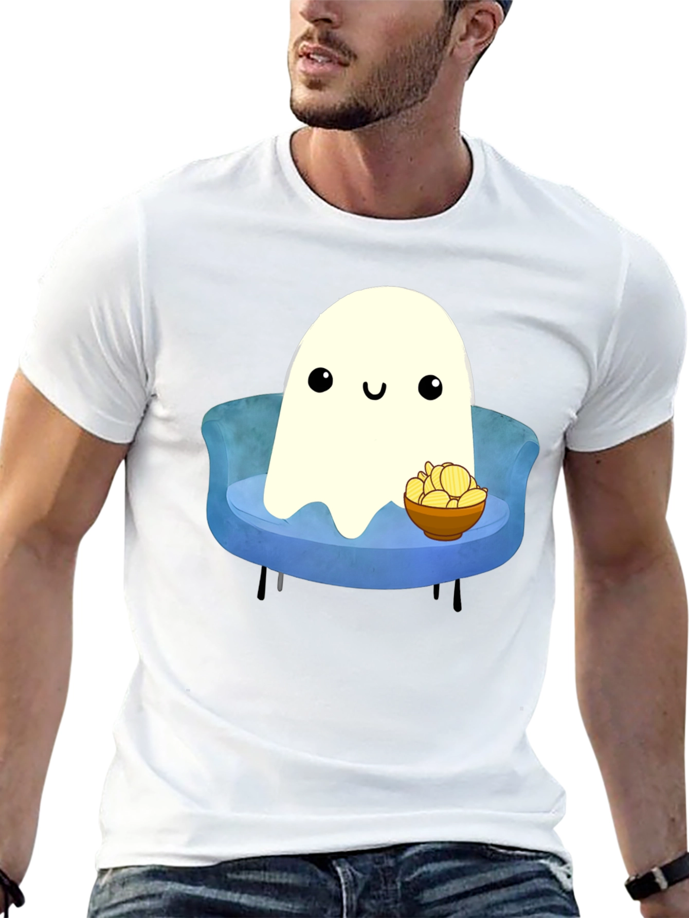 Ghost Chips Graphic T-Shirt