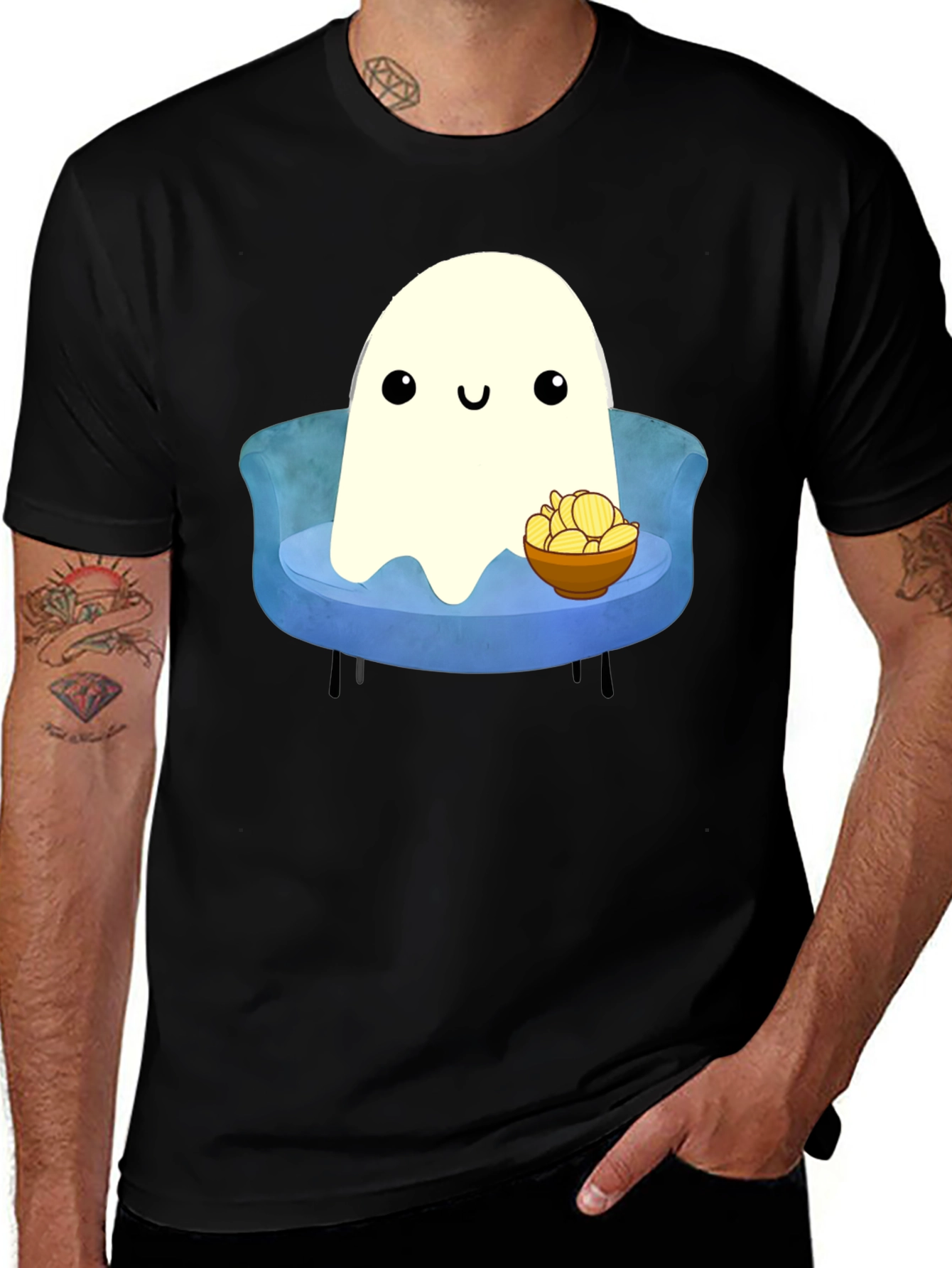 Ghost Chips Graphic T-Shirt