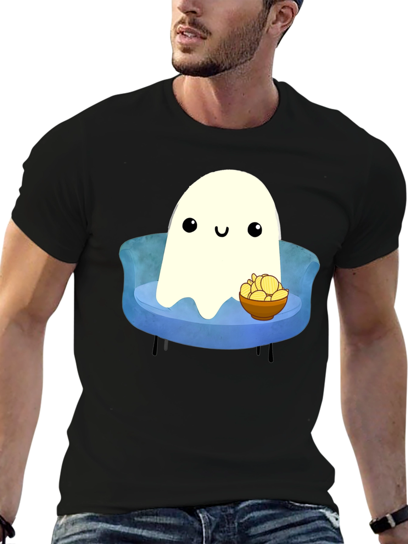 Ghost Chips Graphic T-Shirt