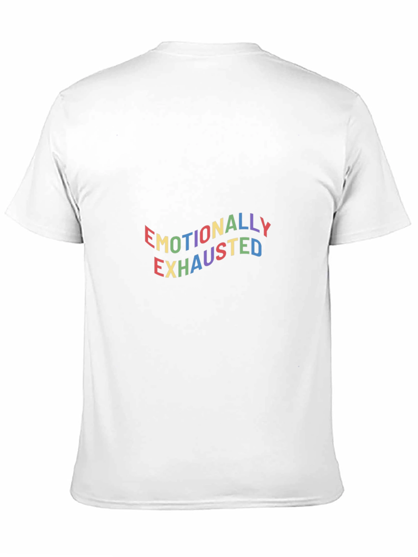 Emotionally Exhausted Graphic Tee - Black Unisex T-Shirt